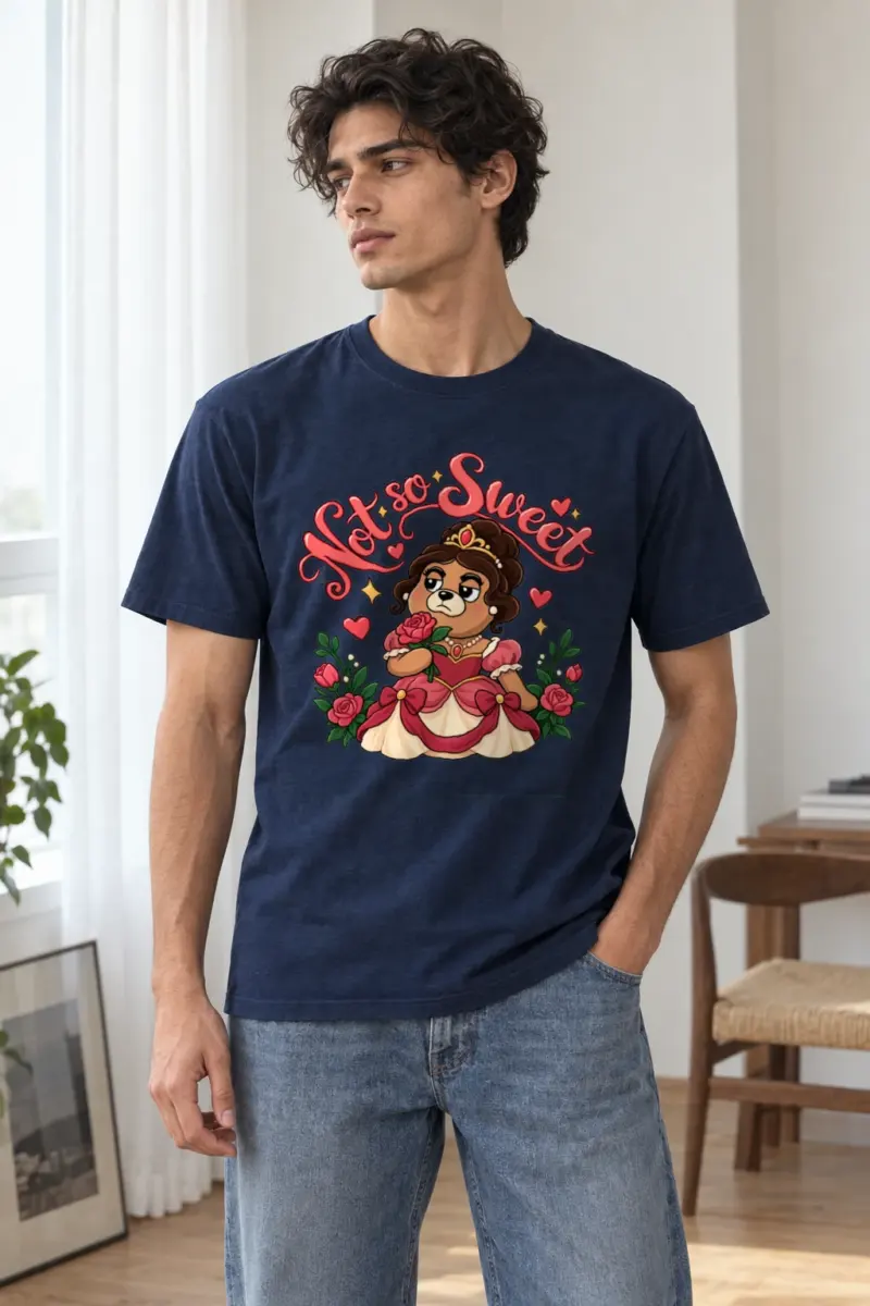 "Not So Sweet" Heavyweight Unisex Crewneck T-shirt | Gildan 5000