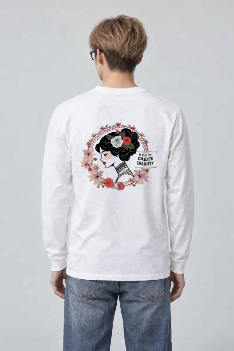 "Not To Create Beauty" Unisex Longsleeve T-shirt | Gildan 2400
