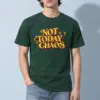 "Not Today Chaos" Heavyweight Unisex Crewneck T-shirt