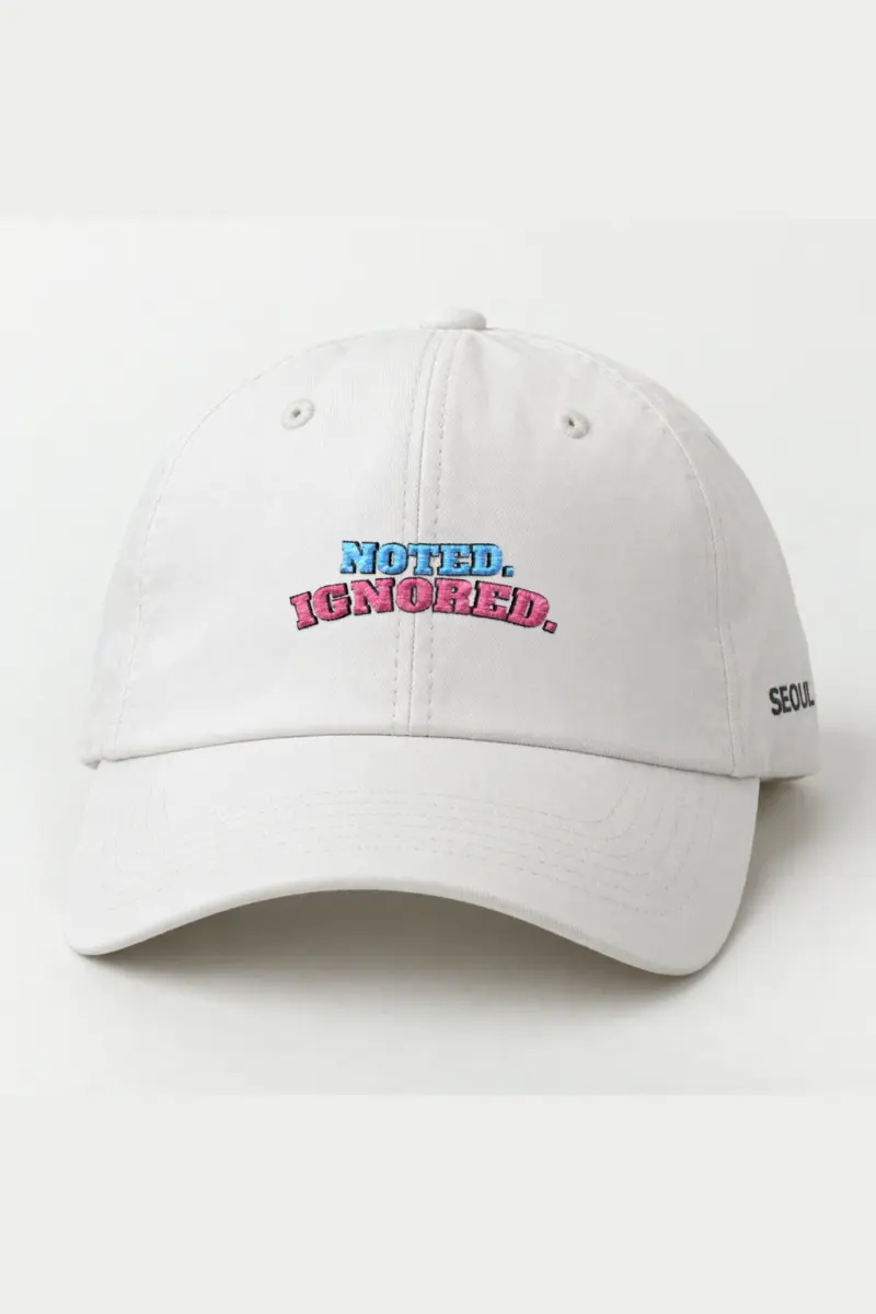 "Noted. Ignored." Classic Dad Hat · Embroidered