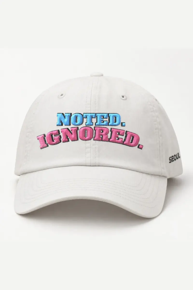 "Noted. Ignored." Classic Dad Hat · Embroidered