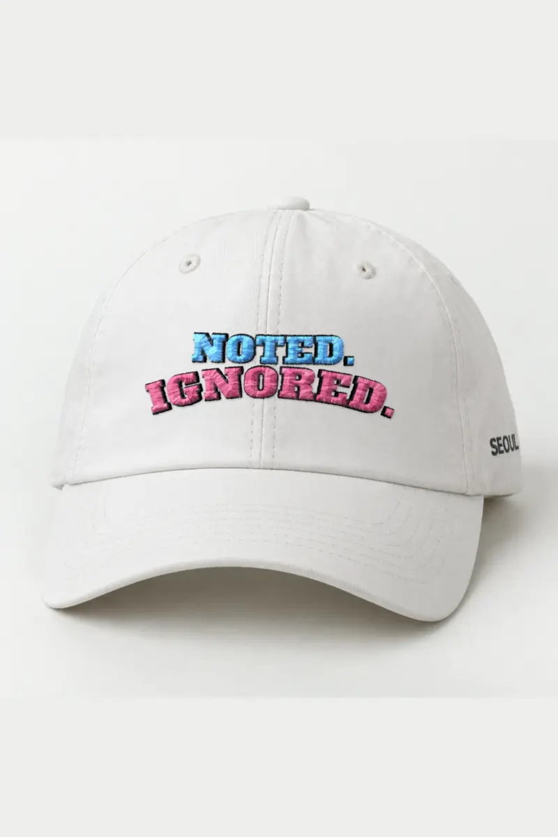 "Noted. Ignored." Classic Dad Hat · Embroidered