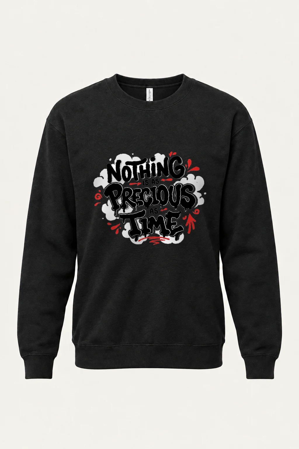 "Nothing Is As Precious As Time" Heavy Blend Unisex Crewneck Sweatshirt | Gildan 18000