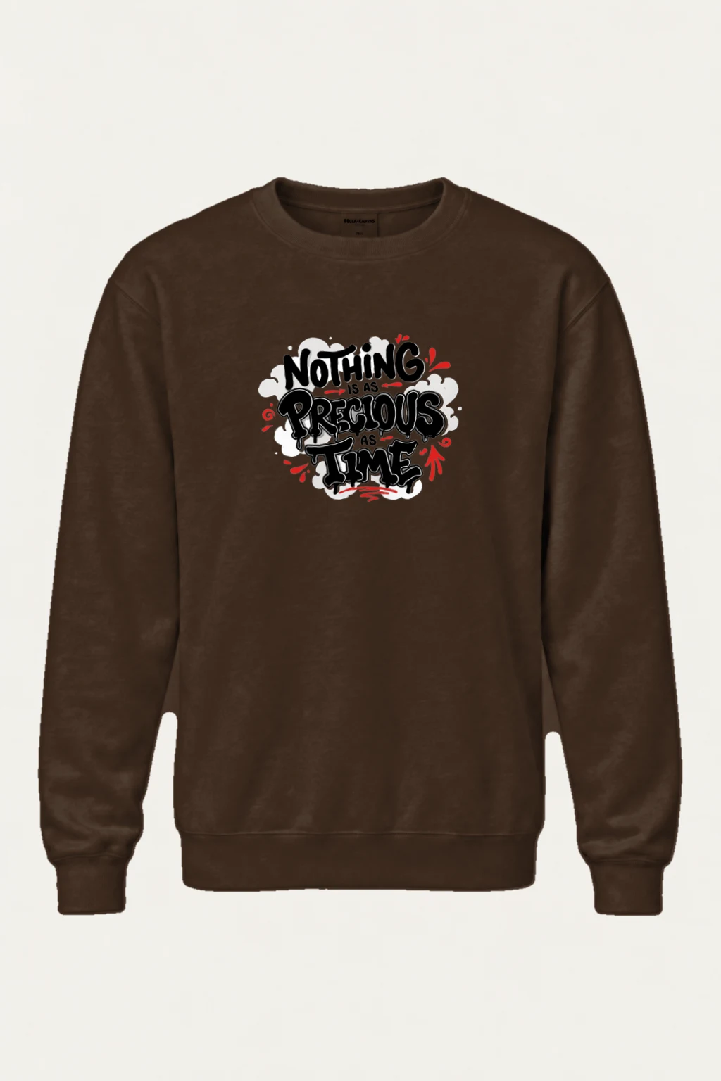 "Nothing Is As Precious As Time" Heavy Blend Unisex Crewneck Sweatshirt | Gildan 18000