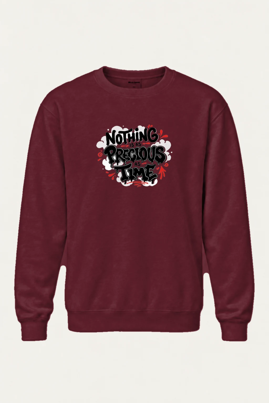 "Nothing Is As Precious As Time" Heavy Blend Unisex Crewneck Sweatshirt | Gildan 18000