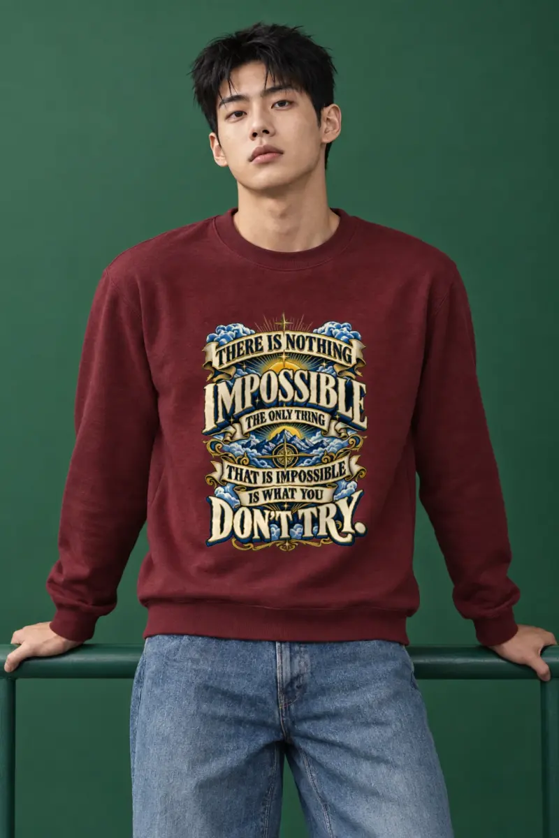 "Sunrise Determination" Heavy Blend Unisex Crewneck Sweatshirt
