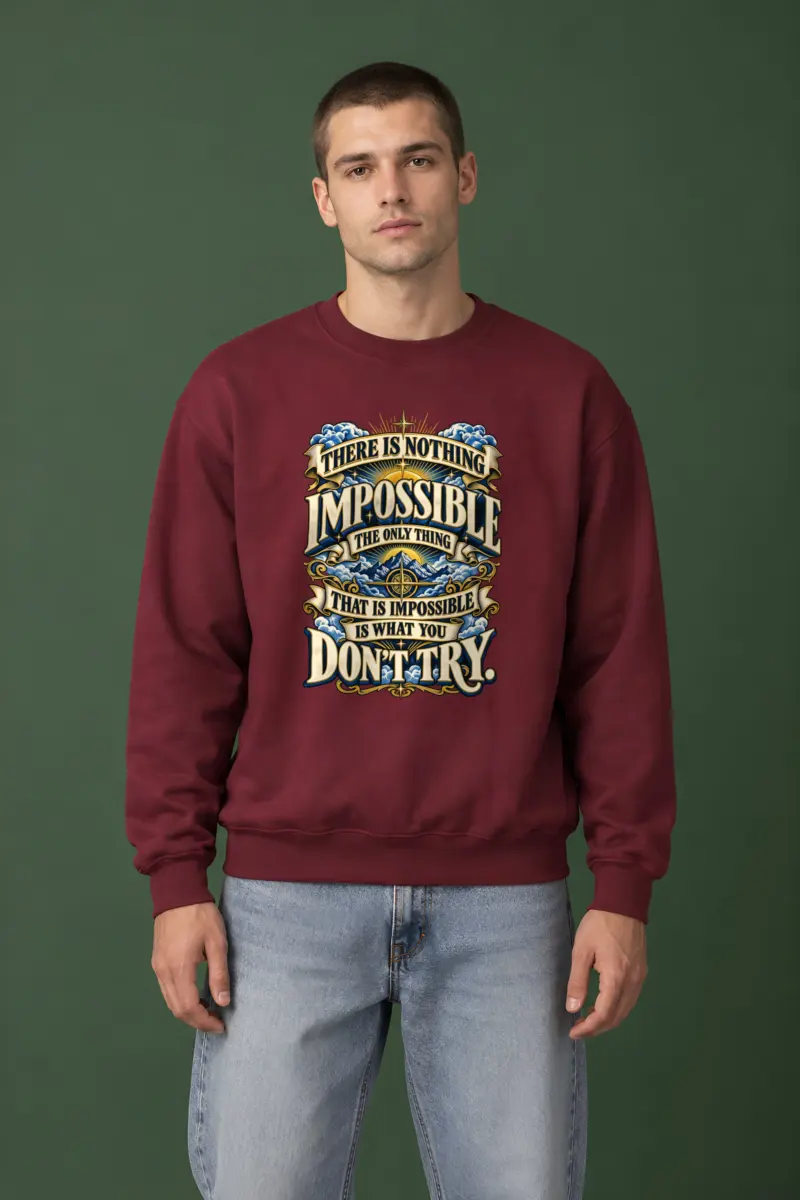 "Sunrise Determination" Heavy Blend Unisex Crewneck Sweatshirt