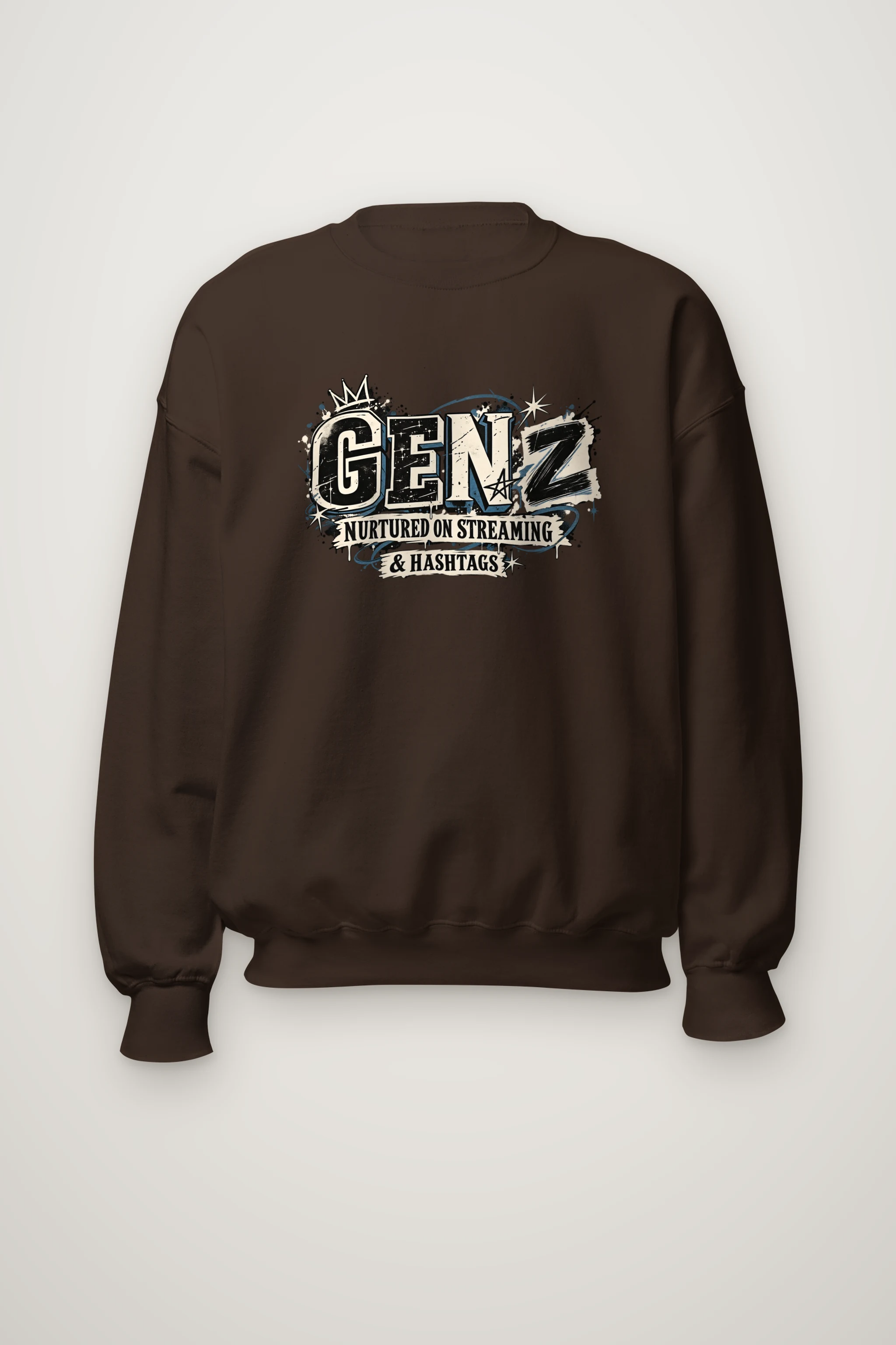 "Nurtured On Streaming" Heavy Blend Unisex Crewneck Sweatshirt