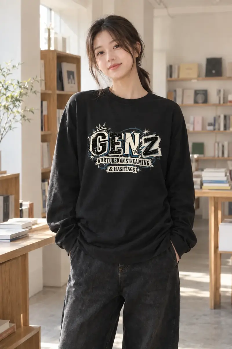 "Nurtured On Streaming" Unisex Longsleeve T-shirt | Gildan 2400