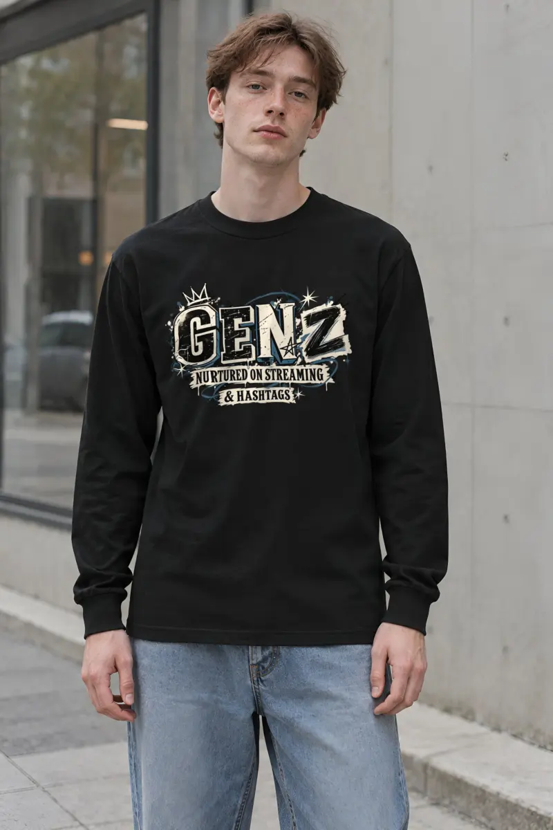 "Nurtured On Streaming" Unisex Longsleeve T-shirt
