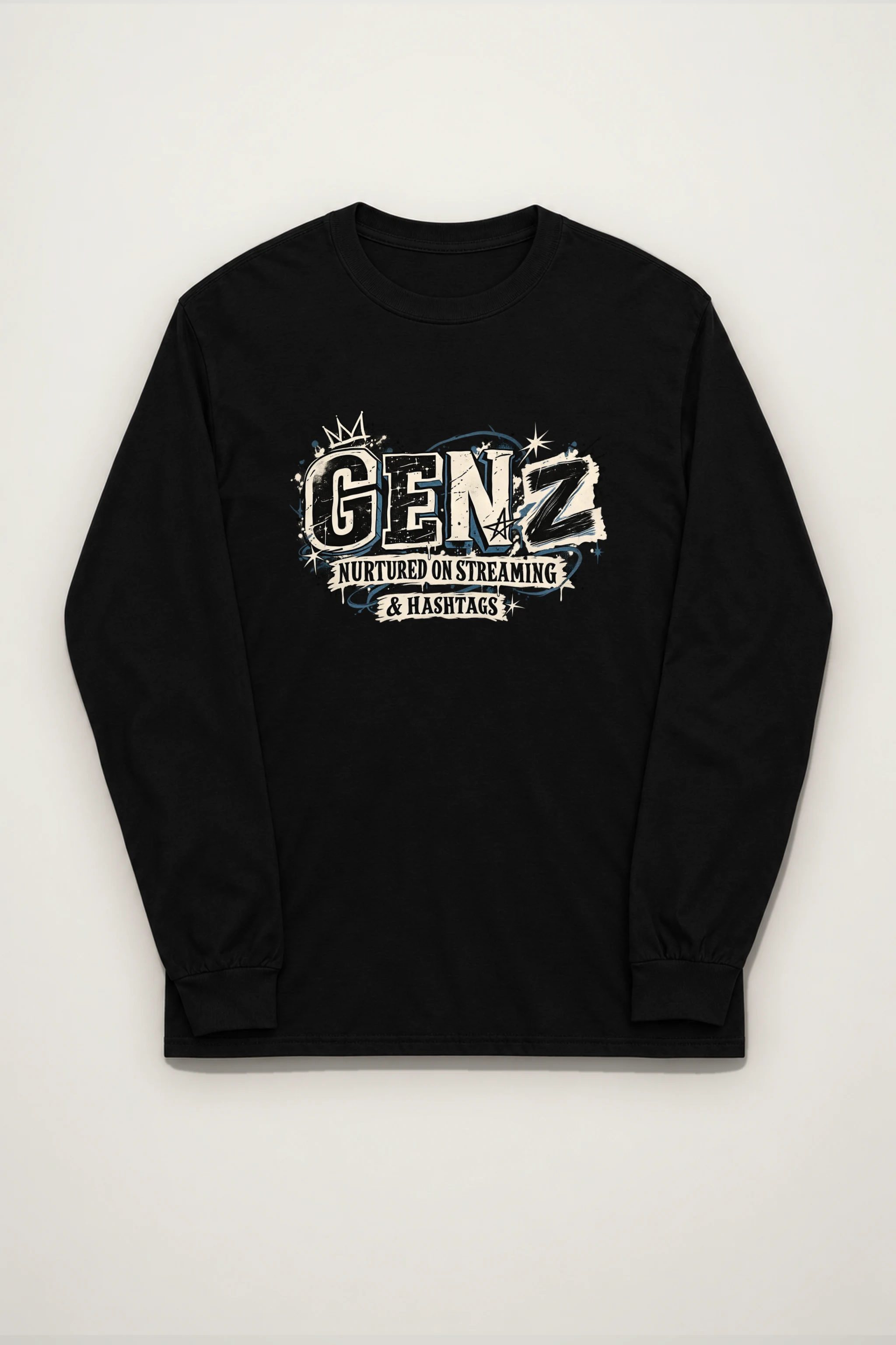 "Nurtured On Streaming" Unisex Longsleeve T-shirt