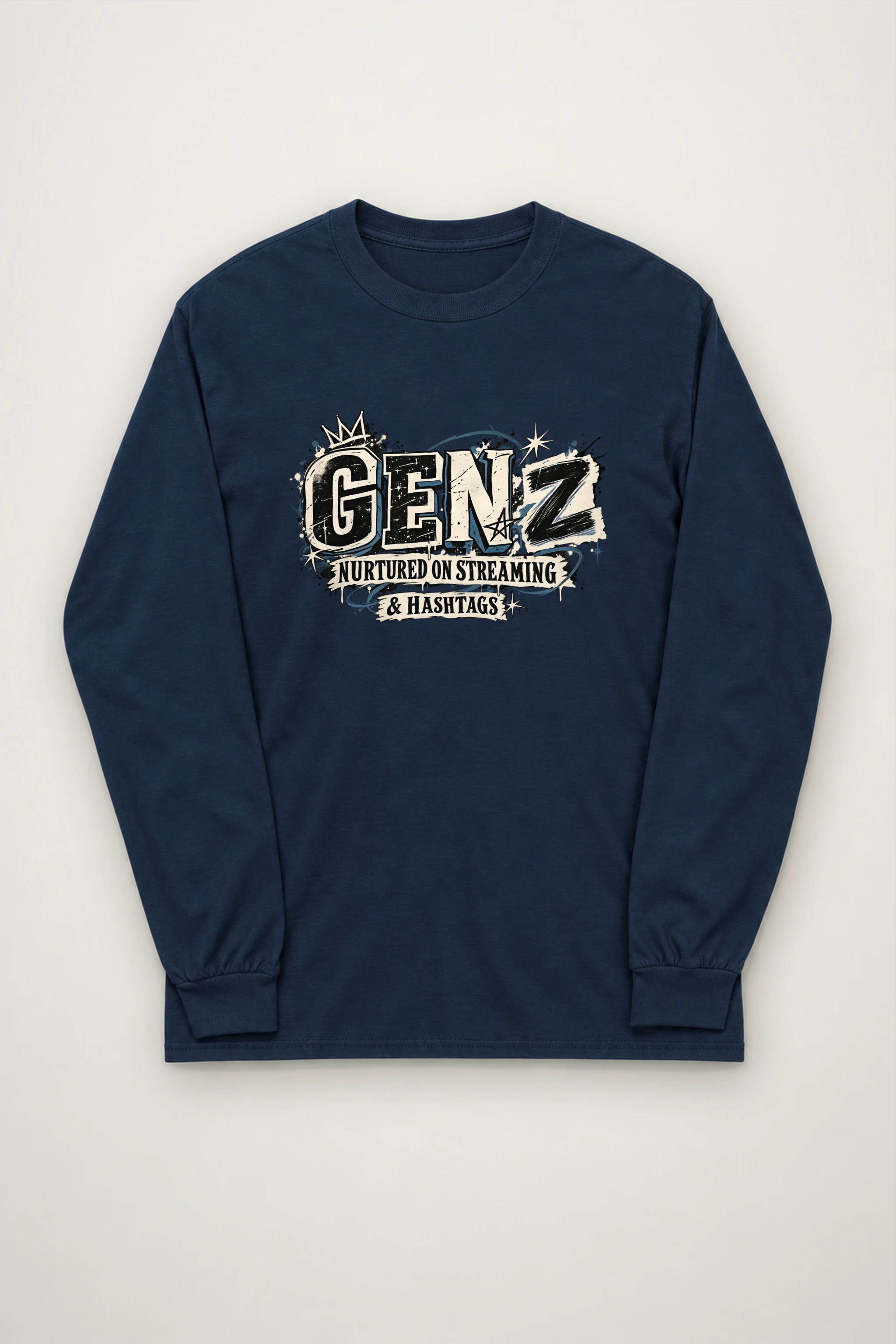 "Nurtured On Streaming" Unisex Longsleeve T-shirt