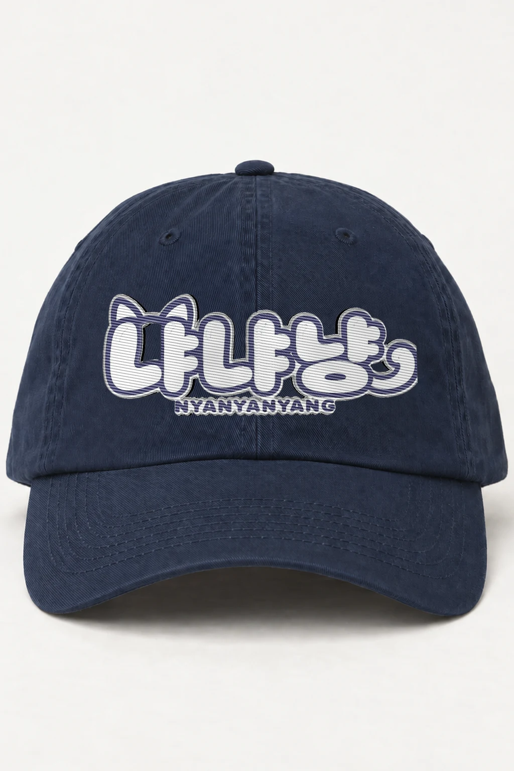 "Nyanyanyang Bubble Cap" Classic Dad Hat · Embroidered | Yupoong 6245CM