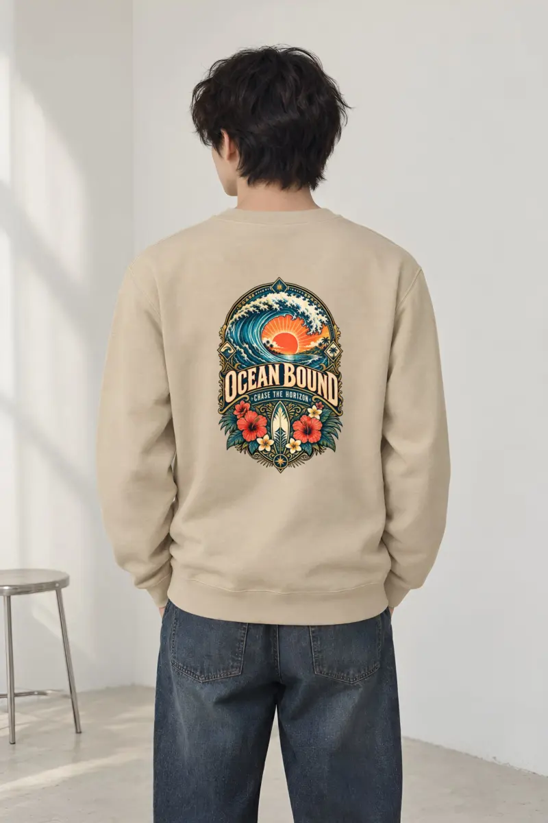 "Ocean Bound" Heavy Blend Unisex Crewneck Sweatshirt