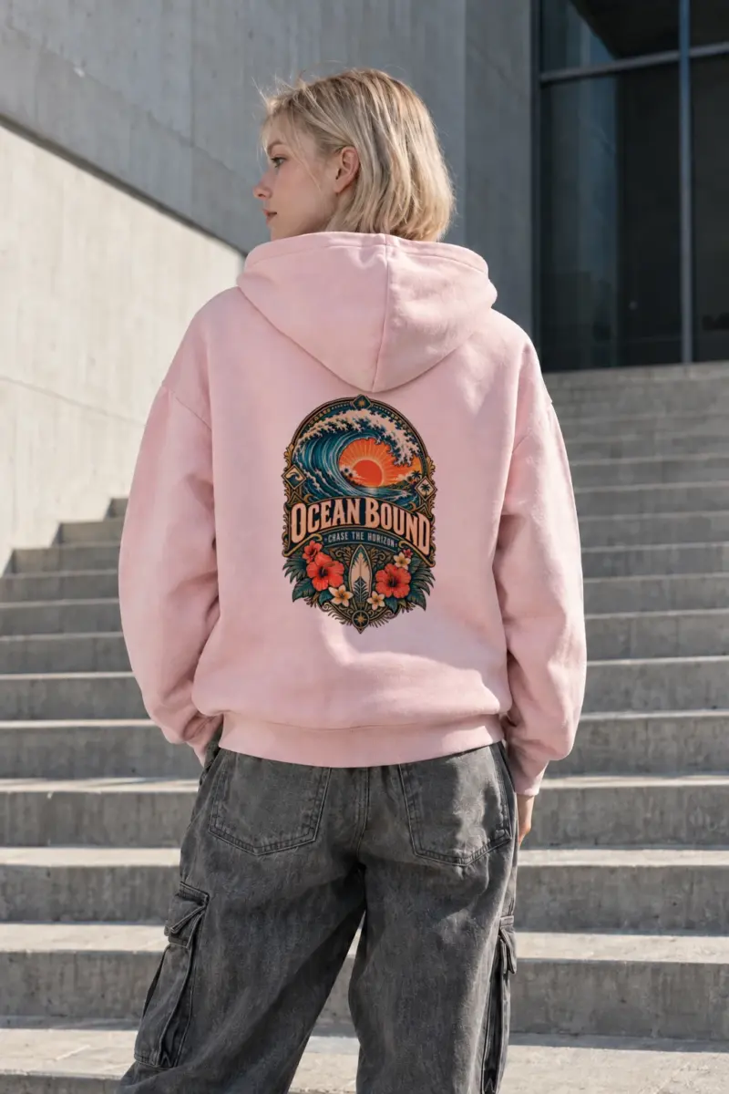 "Ocean Bound" Heavy Blend Unisex Pullover Hoodie | Gildan 18500