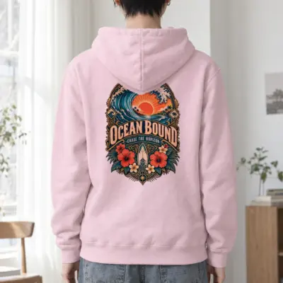 "Ocean Bound" Heavy Blend Unisex Pullover Hoodie