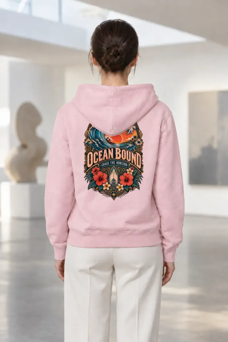 "Ocean Bound" Heavy Blend Unisex Pullover Hoodie | Gildan 18500