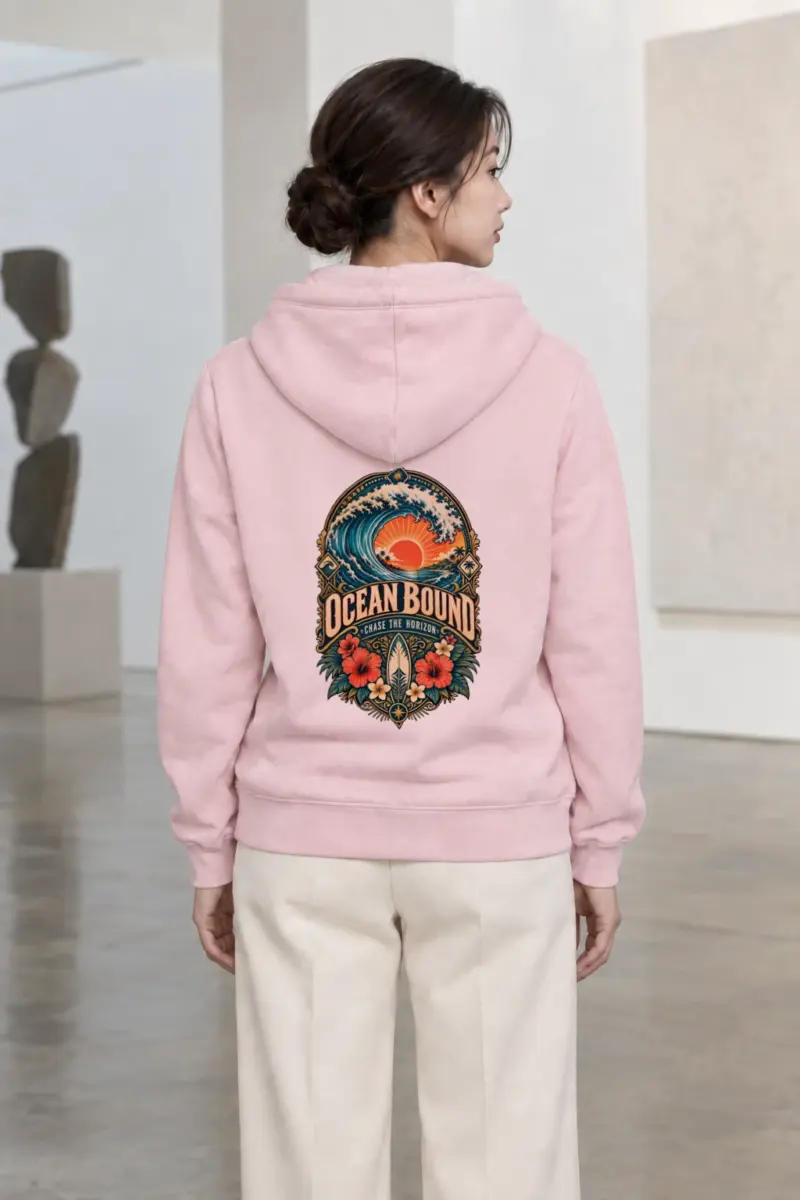 "Ocean Bound" Heavy Blend Unisex Pullover Hoodie | Gildan 18500