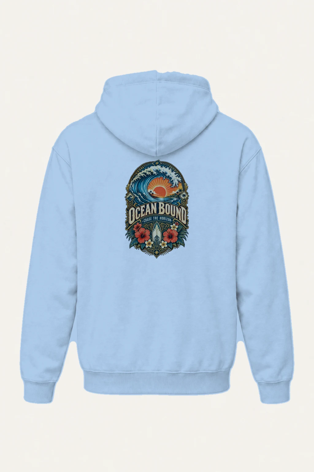 "Ocean Bound" Heavy Blend Unisex Pullover Hoodie | Gildan 18500