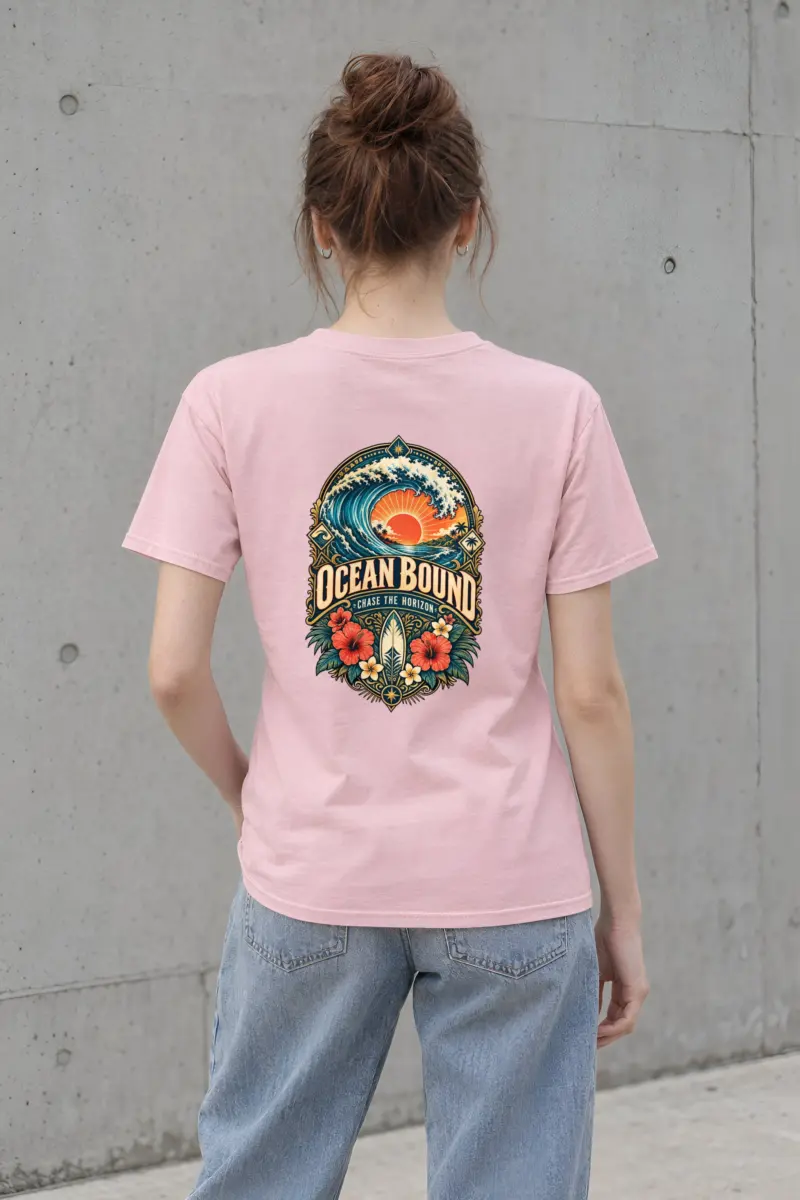 "Ocean Bound" Heavyweight Unisex Crewneck T-shirt