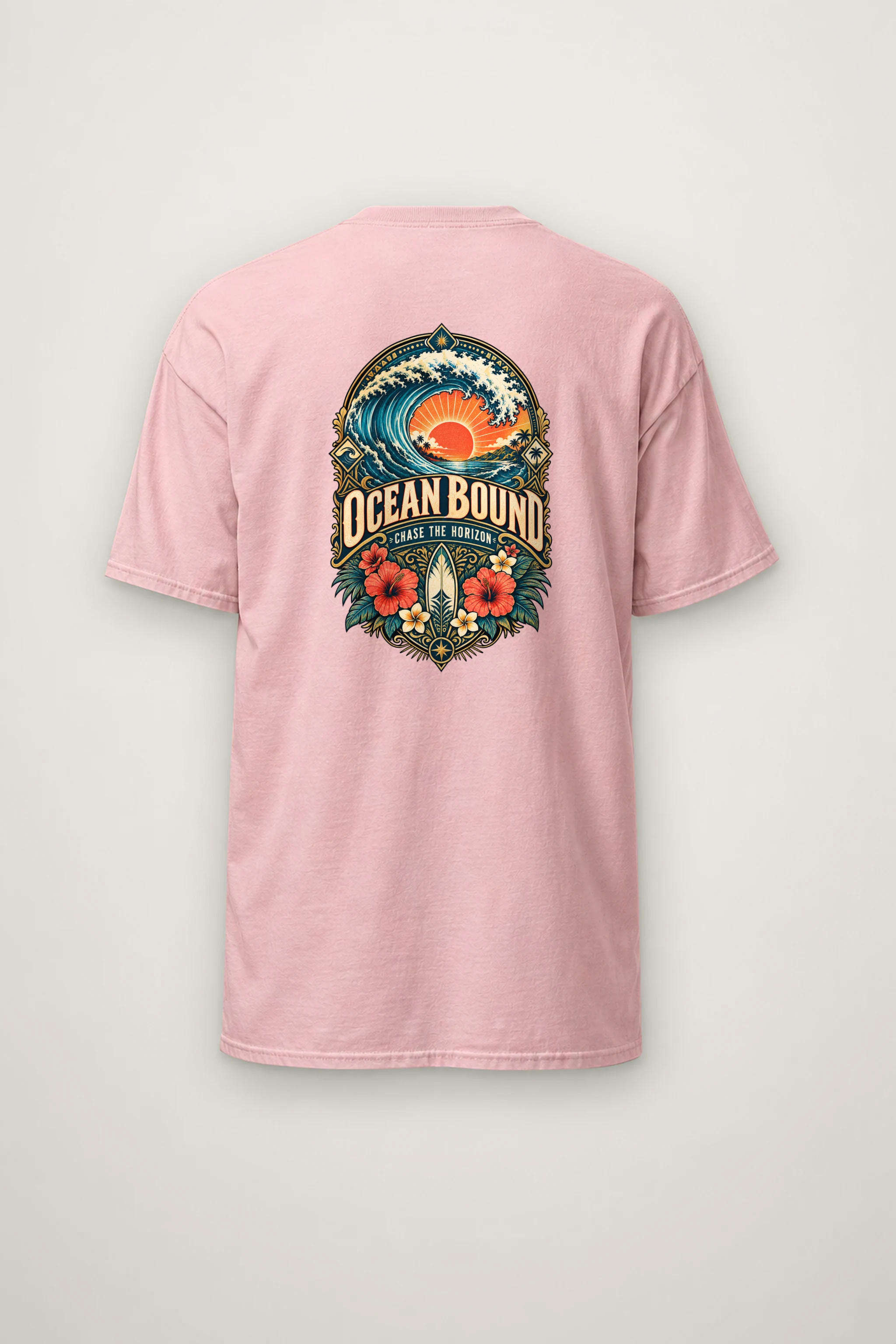 "Ocean Bound" Heavyweight Unisex Crewneck T-shirt