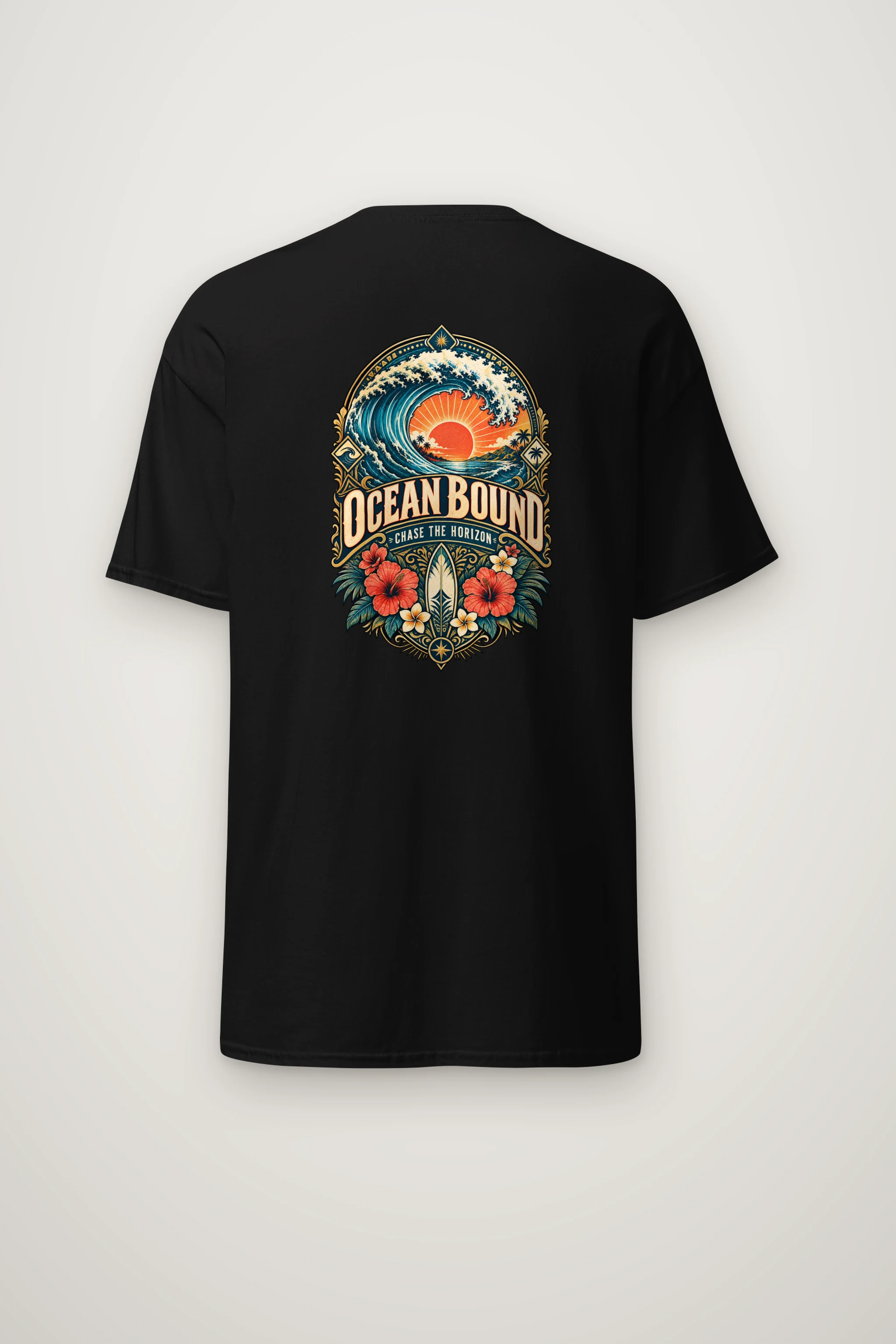 "Ocean Bound" Heavyweight Unisex Crewneck T-shirt