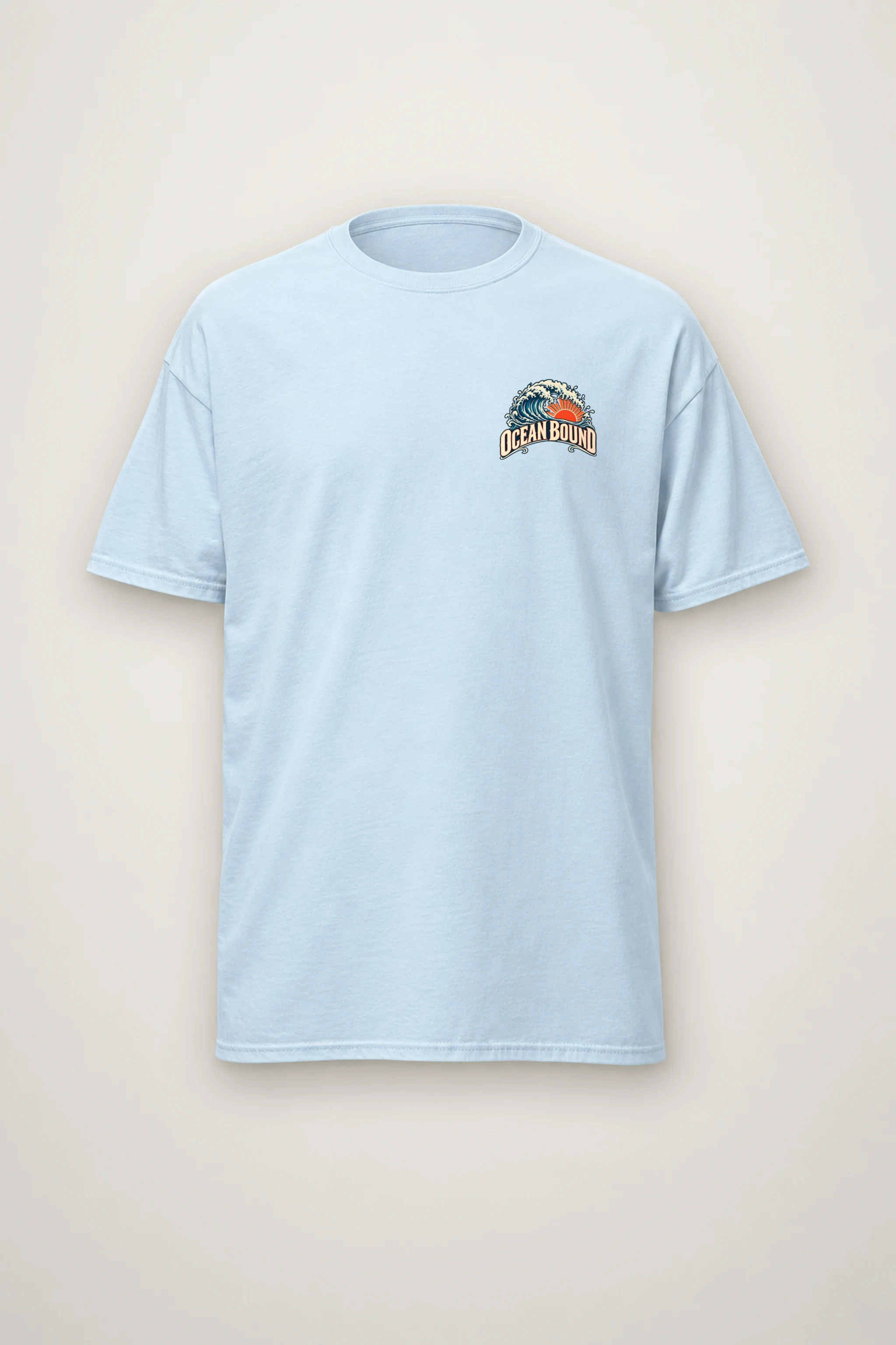"Ocean Bound" Heavyweight Unisex Crewneck T-shirt