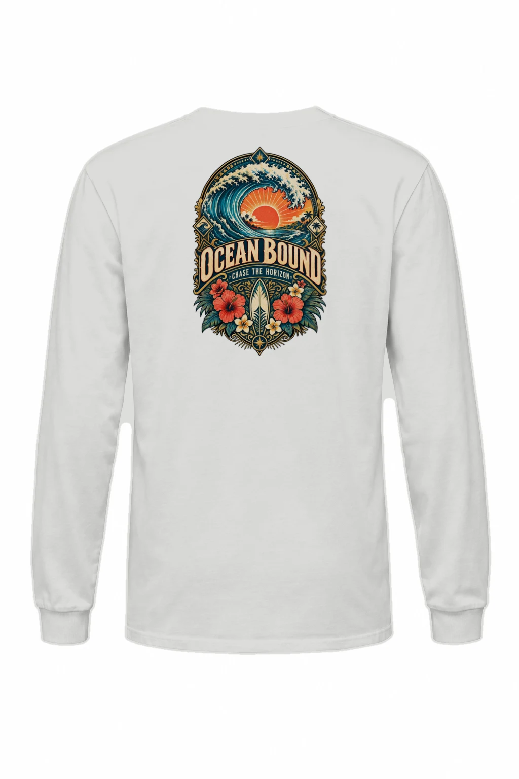 "Ocean Bound" Unisex Longsleeve T-shirt | Gildan 2400