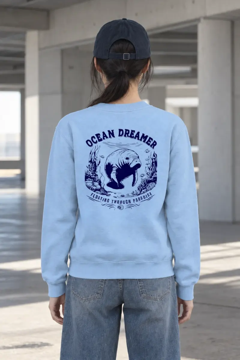 "Ocean Dreamer" Heavy Blend Unisex Crewneck Sweatshirt