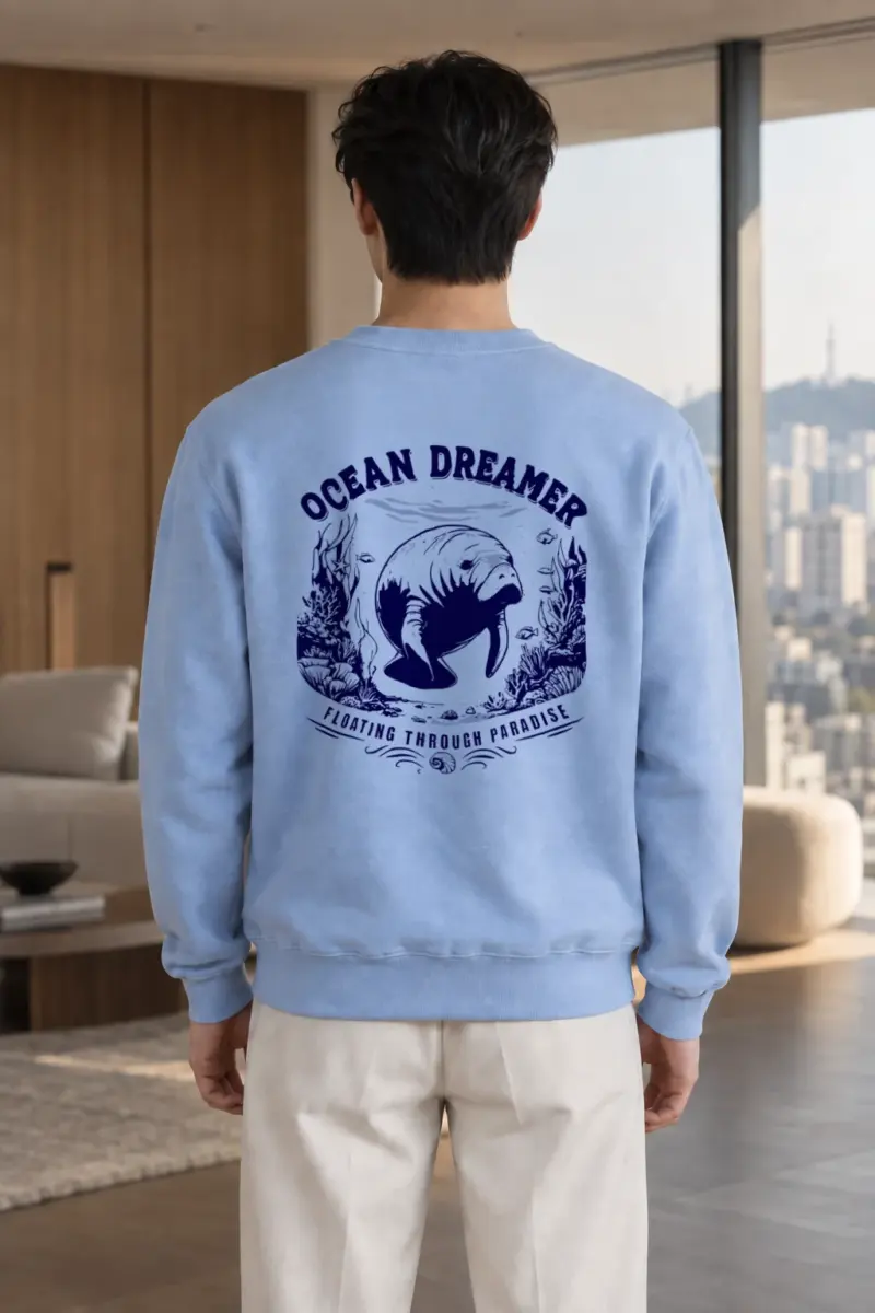 "Ocean Dreamer" Heavy Blend Unisex Crewneck Sweatshirt | Gildan 18000