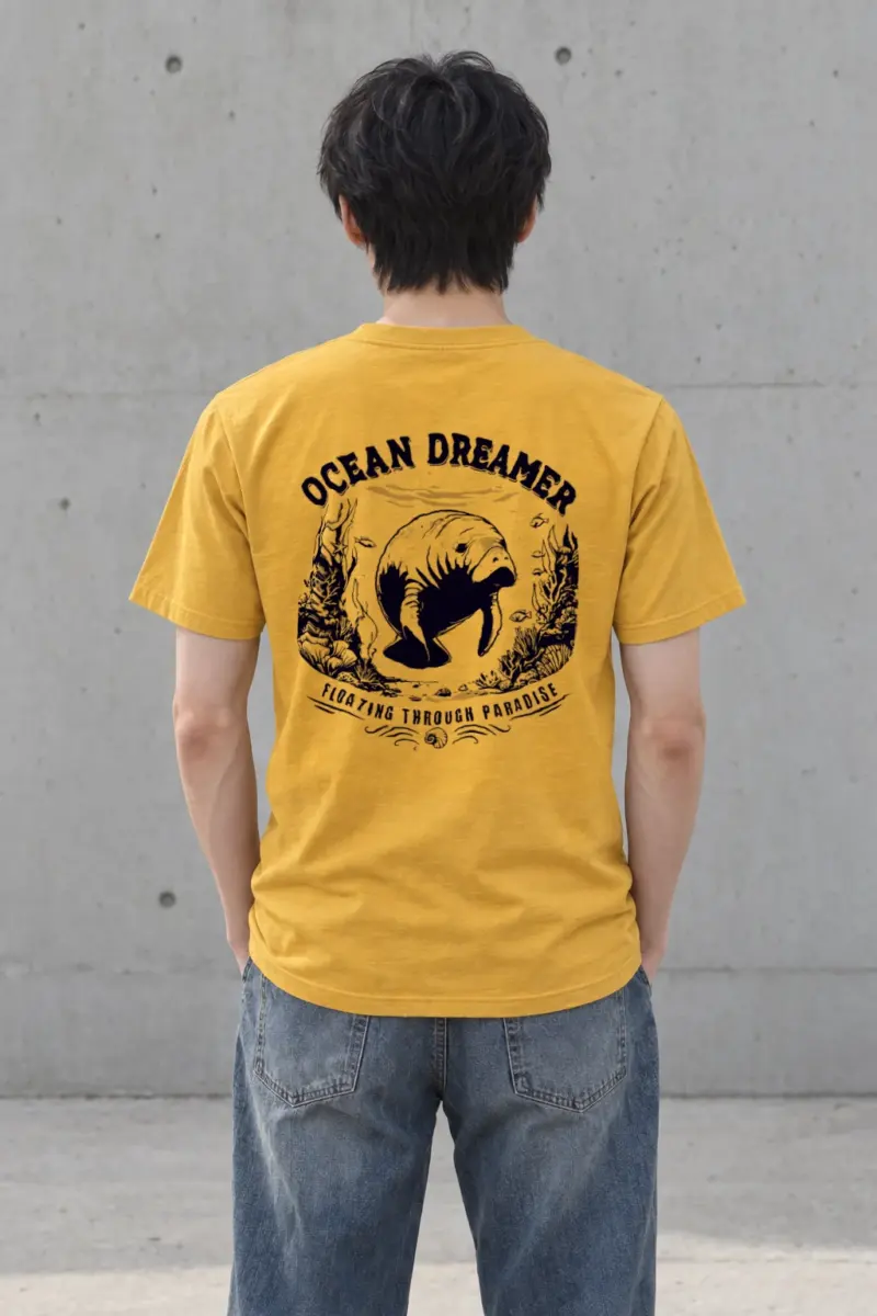 "Ocean Dreamer" Heavyweight Unisex Crewneck T-shirt