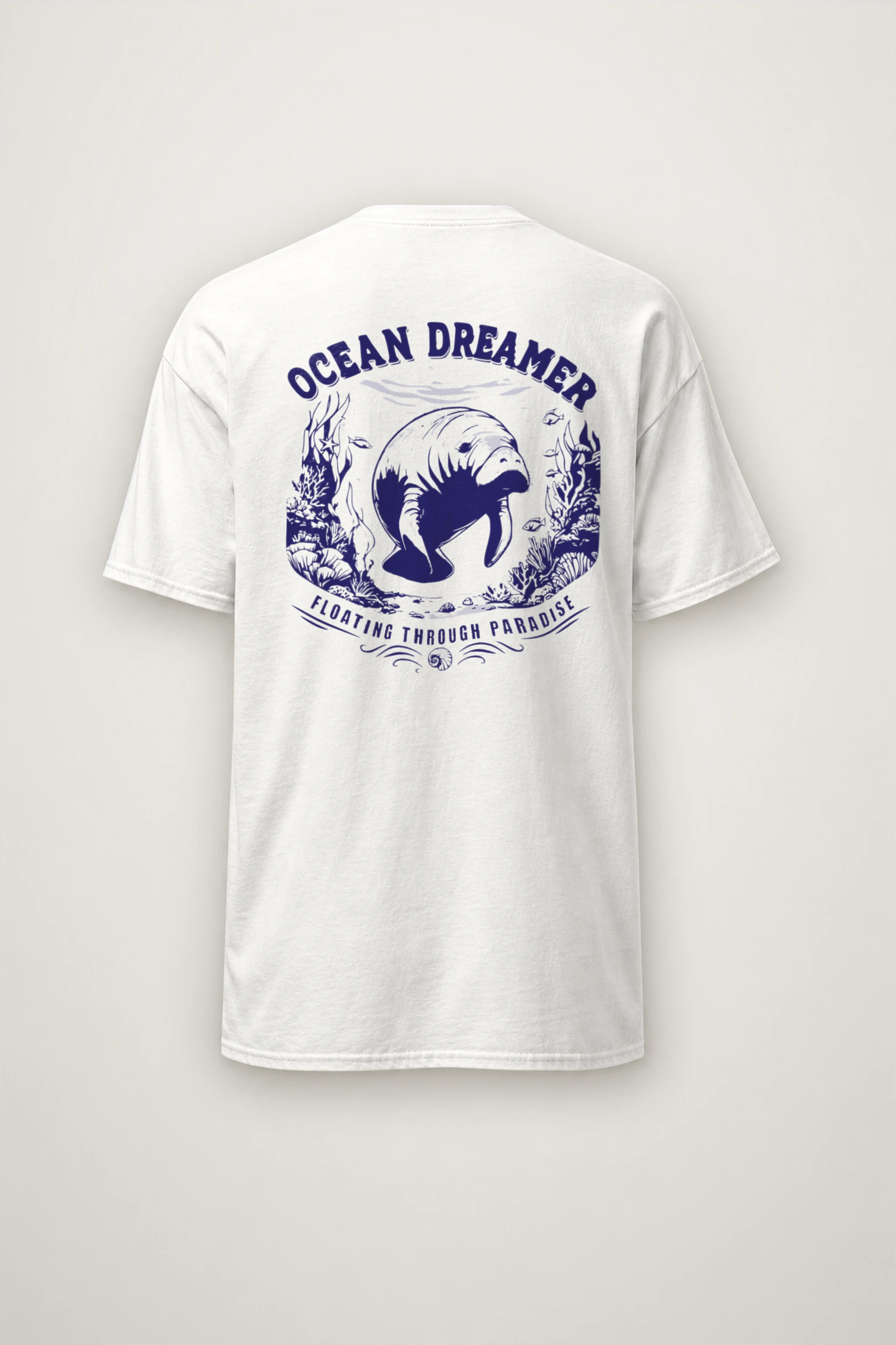 "Ocean Dreamer" Heavyweight Unisex Crewneck T-shirt