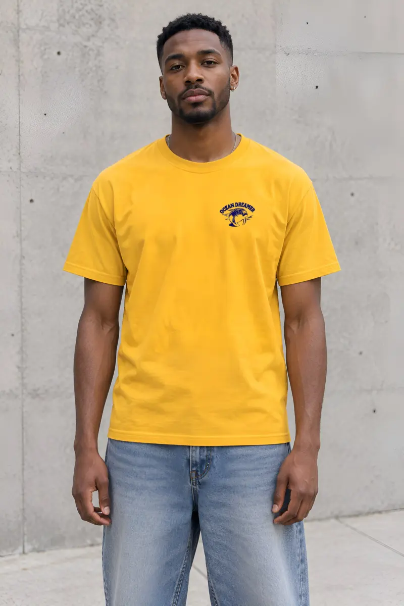 "Ocean Dreamer" Heavyweight Unisex Crewneck T-shirt
