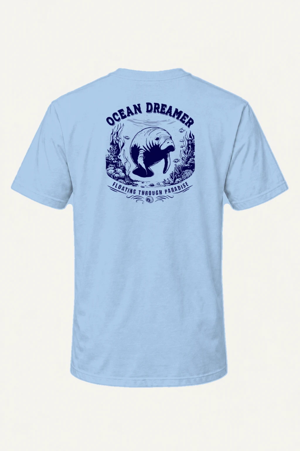 "Ocean Dreamer" Heavyweight Unisex Crewneck T-shirt | Gildan 5000