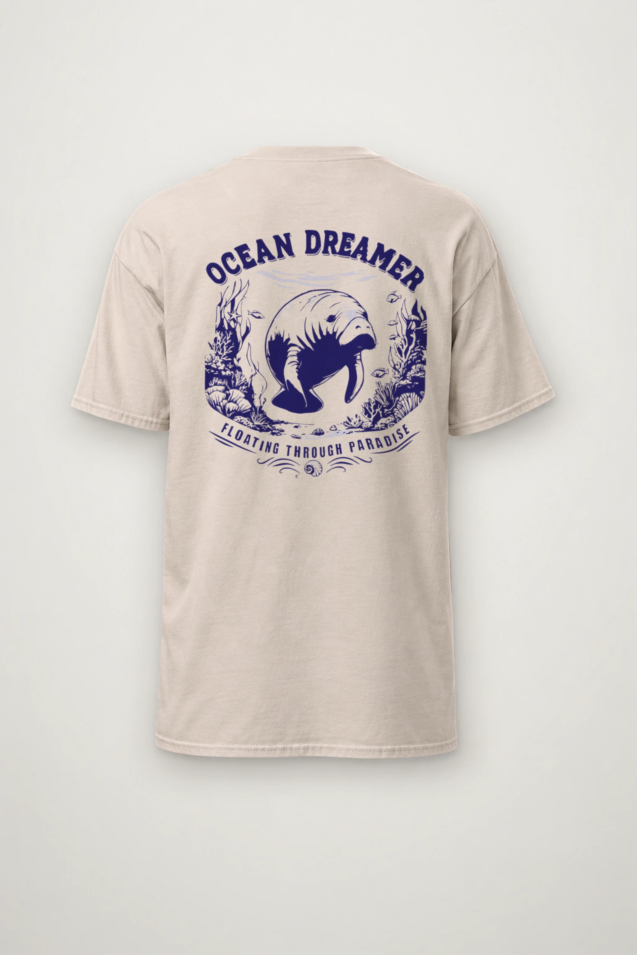 "Ocean Dreamer" Heavyweight Unisex Crewneck T-shirt