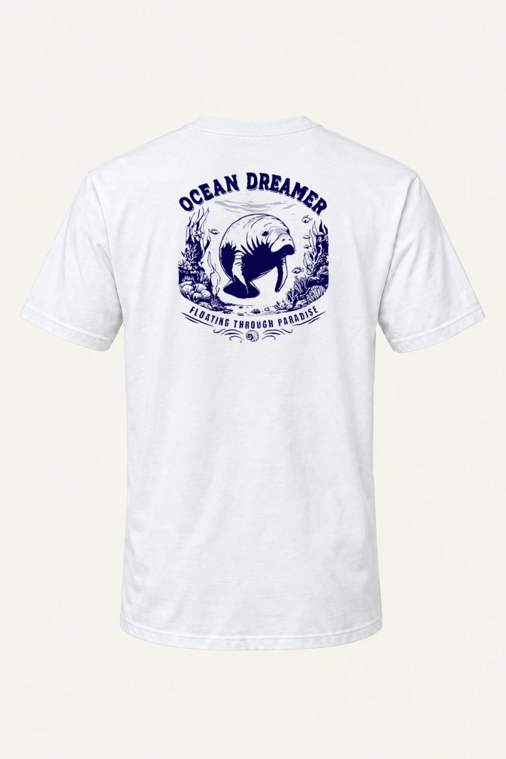 "Ocean Dreamer" Heavyweight Unisex Crewneck T-shirt | Gildan 5000