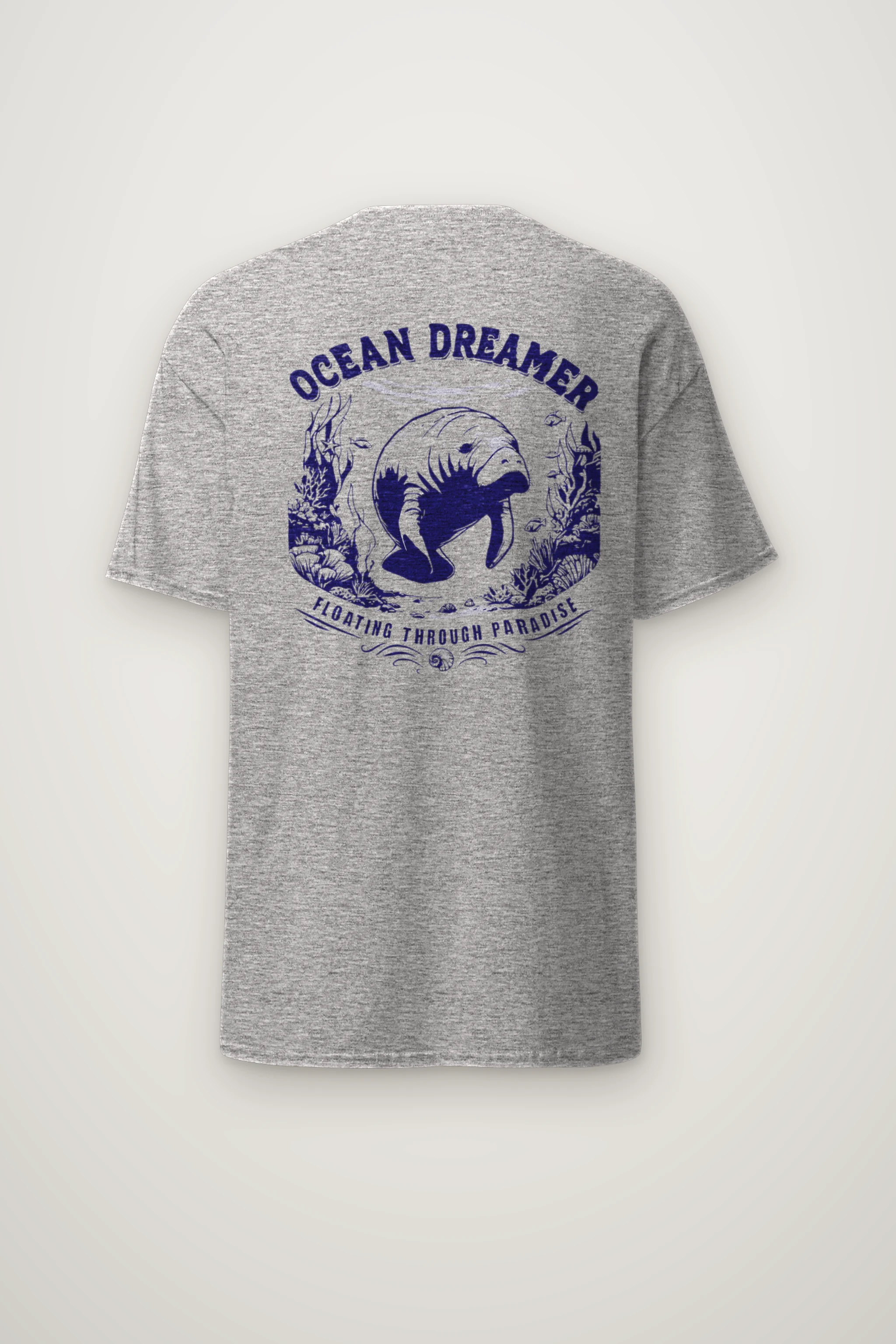 "Ocean Dreamer" Heavyweight Unisex Crewneck T-shirt