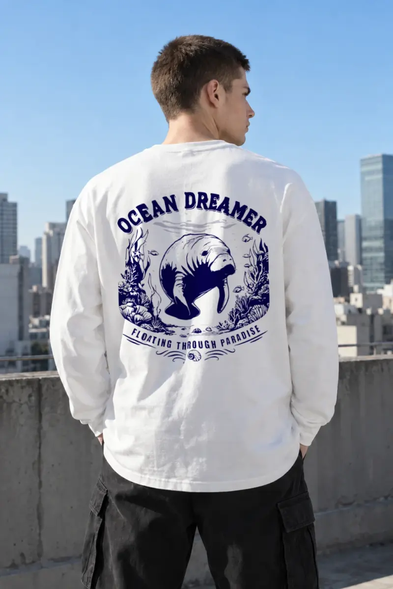 "Ocean Dreamer" Unisex Longsleeve T-shirt | Gildan 2400