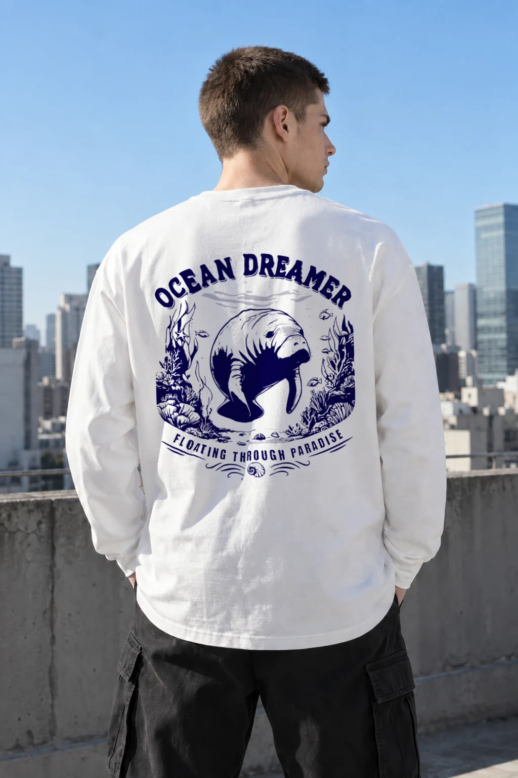 "Ocean Dreamer" Unisex Longsleeve T-shirt | Gildan 2400