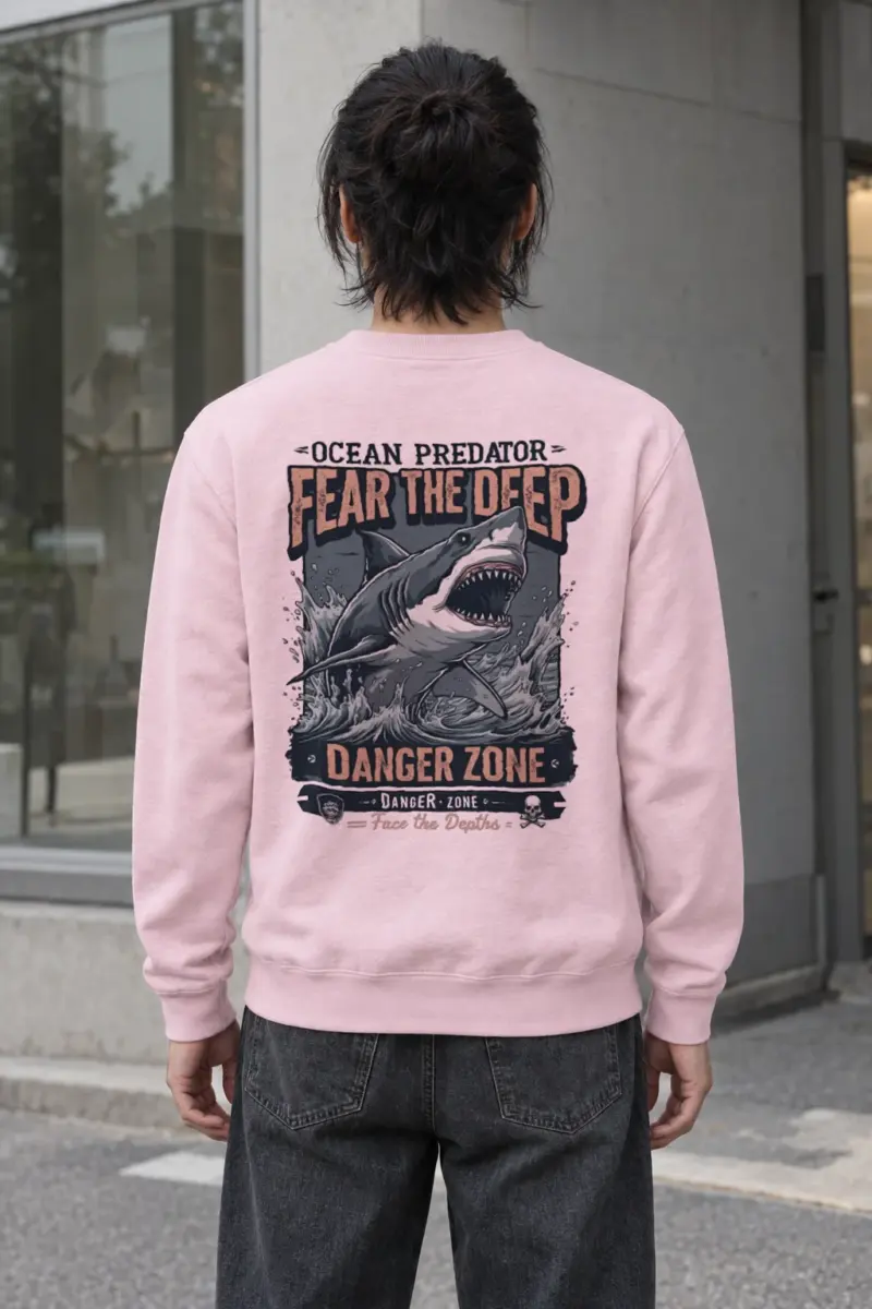 "Ocean Predator" Heavy Blend Unisex Crewneck Sweatshirt