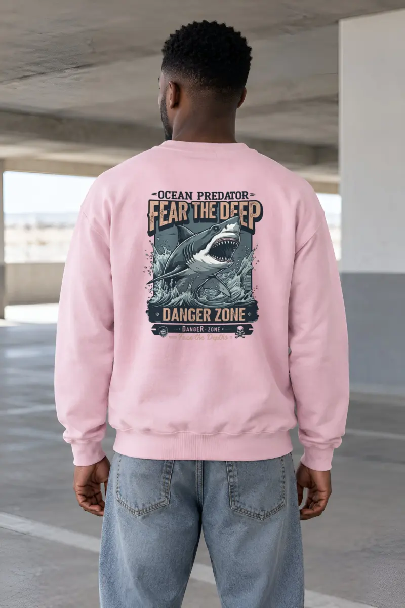 "Ocean Predator" Heavy Blend Unisex Crewneck Sweatshirt