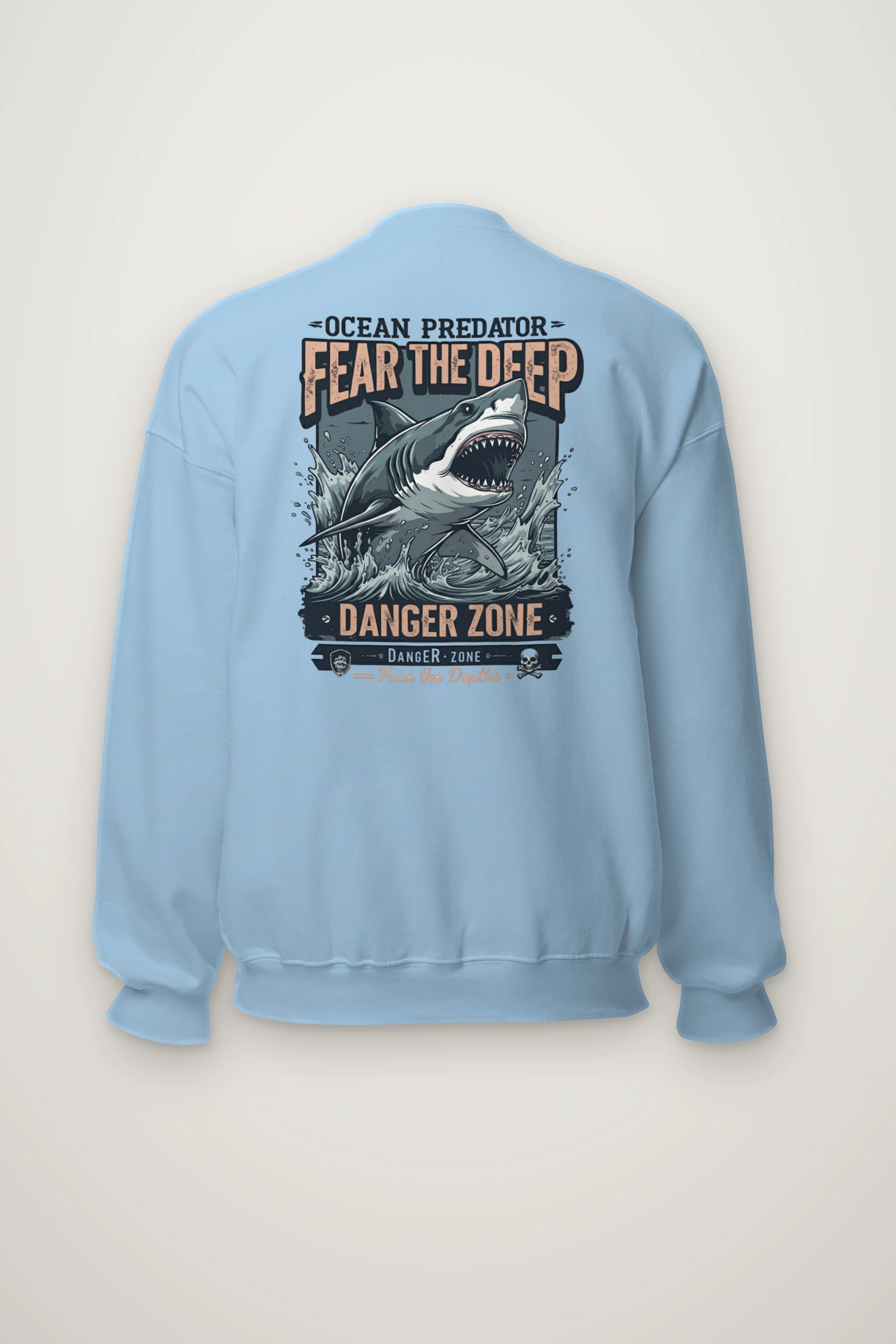 "Ocean Predator" Heavy Blend Unisex Crewneck Sweatshirt