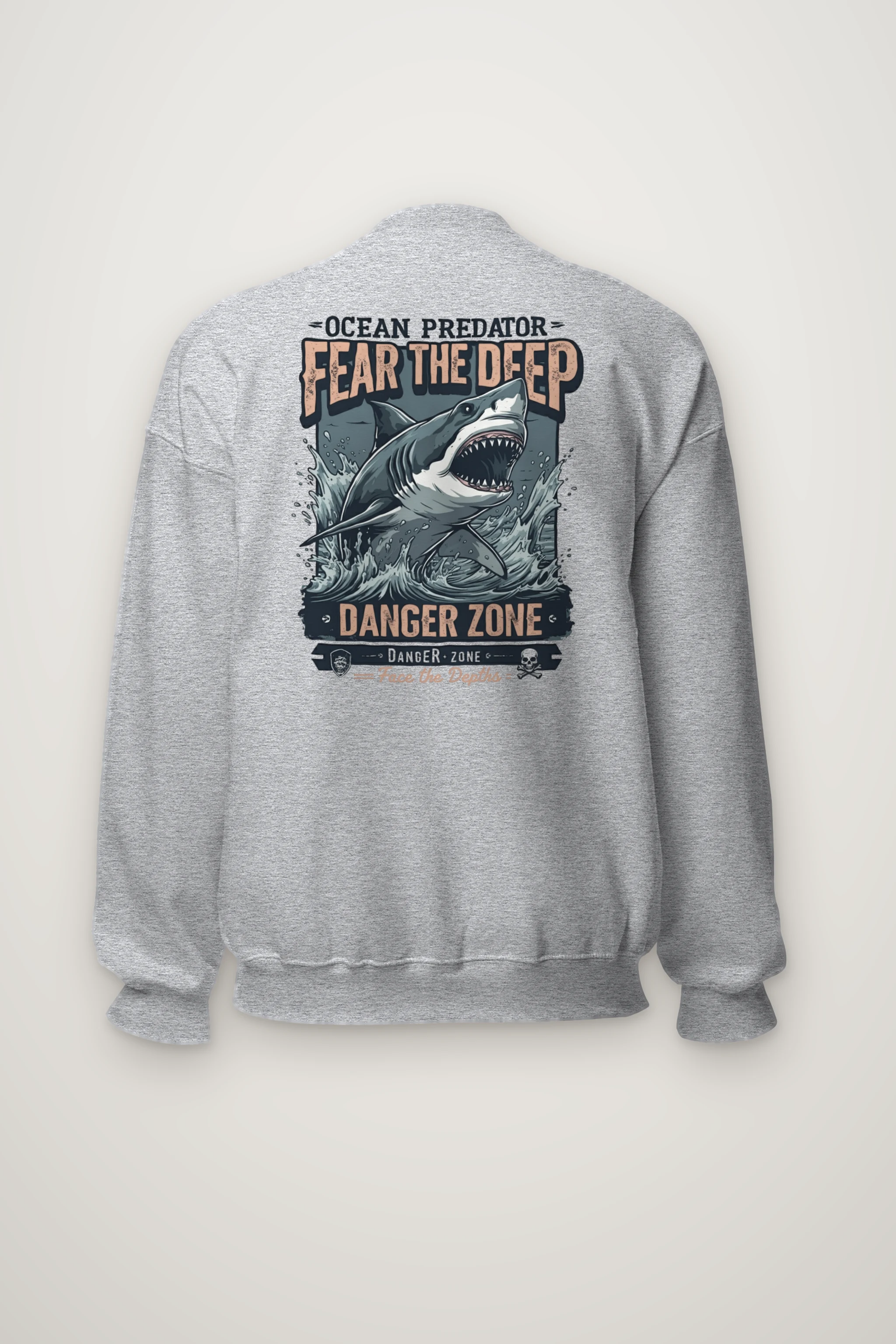 "Ocean Predator" Heavy Blend Unisex Crewneck Sweatshirt