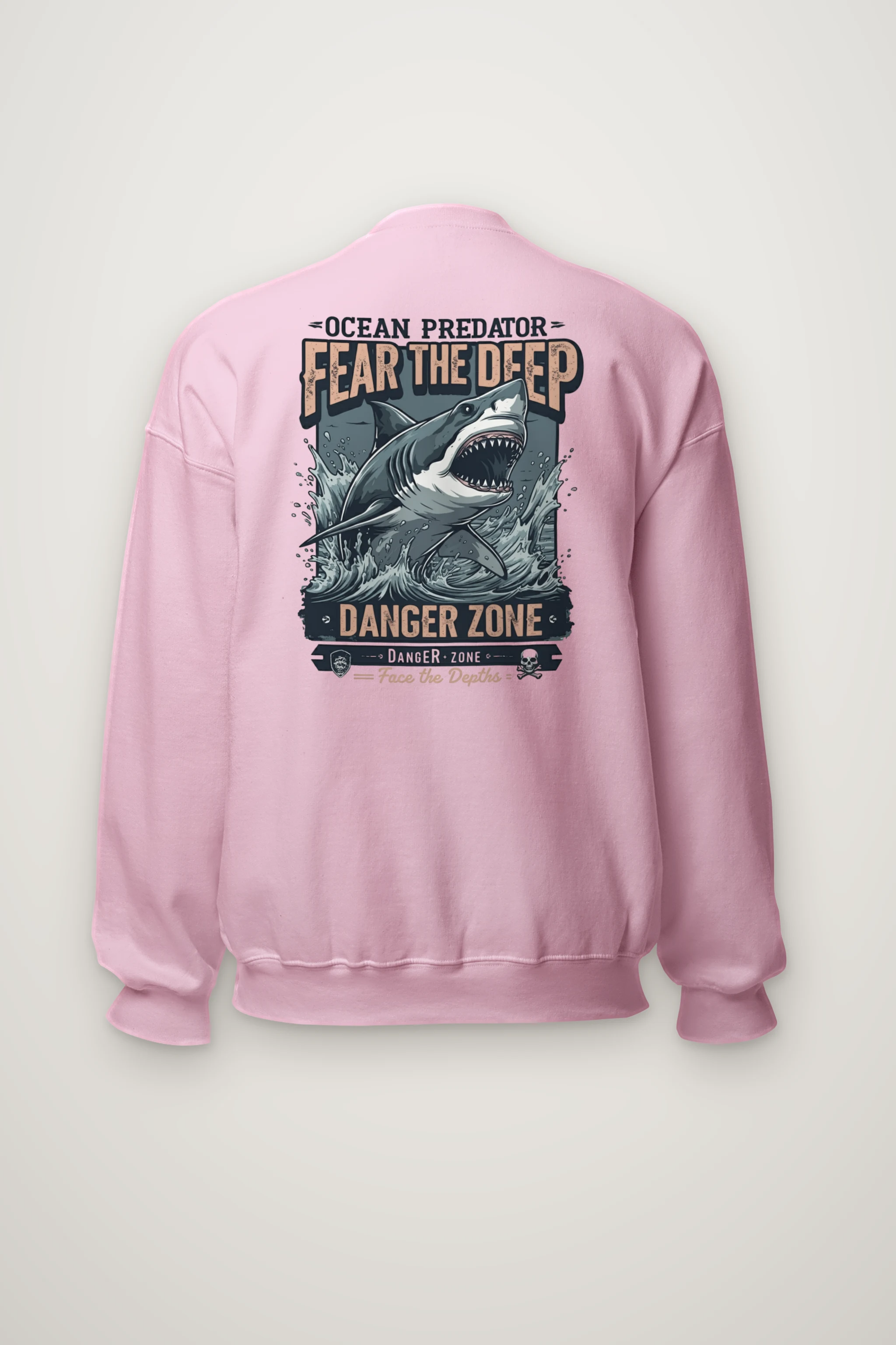 "Ocean Predator" Heavy Blend Unisex Crewneck Sweatshirt