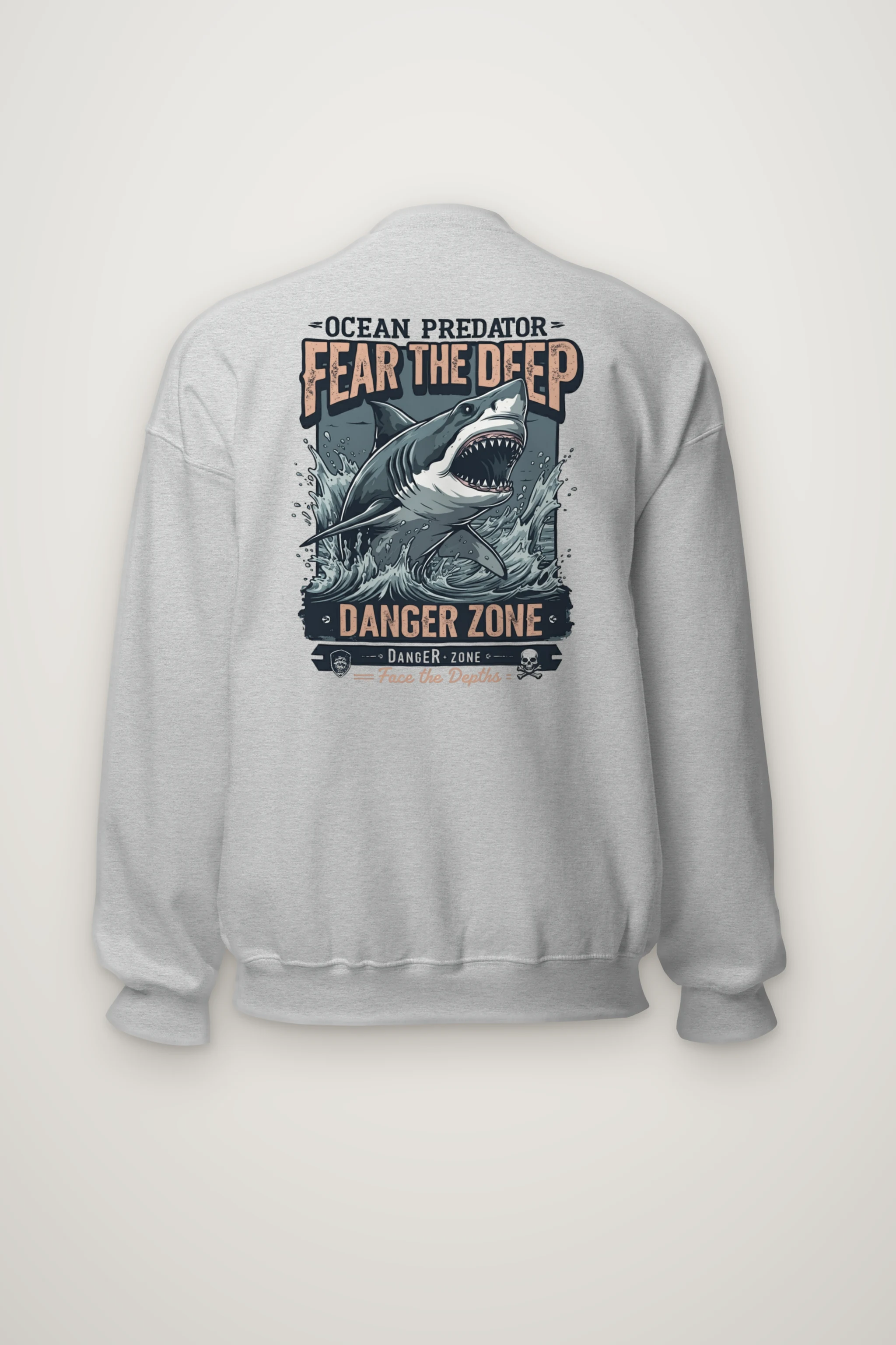 "Ocean Predator" Heavy Blend Unisex Crewneck Sweatshirt