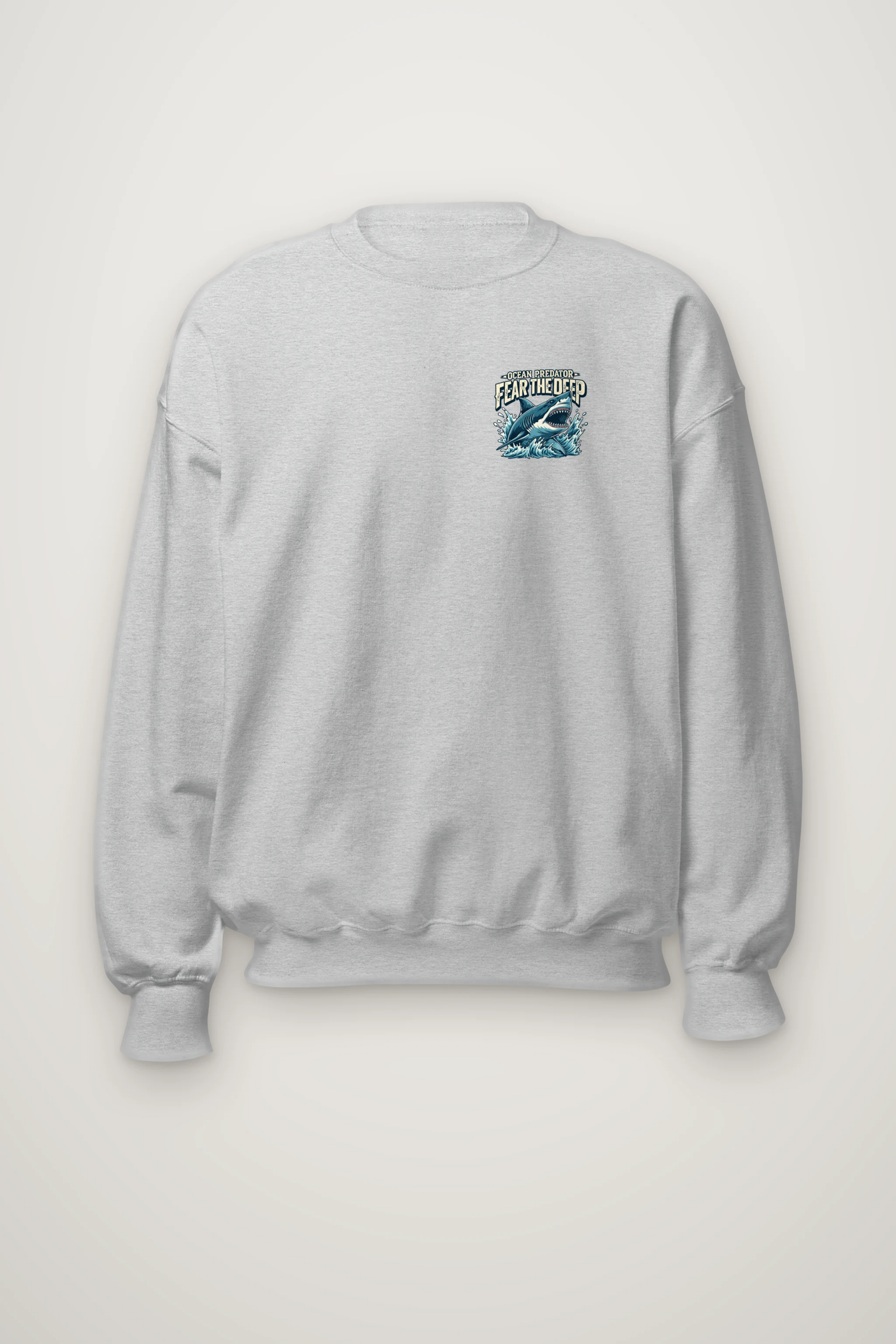 "Ocean Predator" Heavy Blend Unisex Crewneck Sweatshirt
