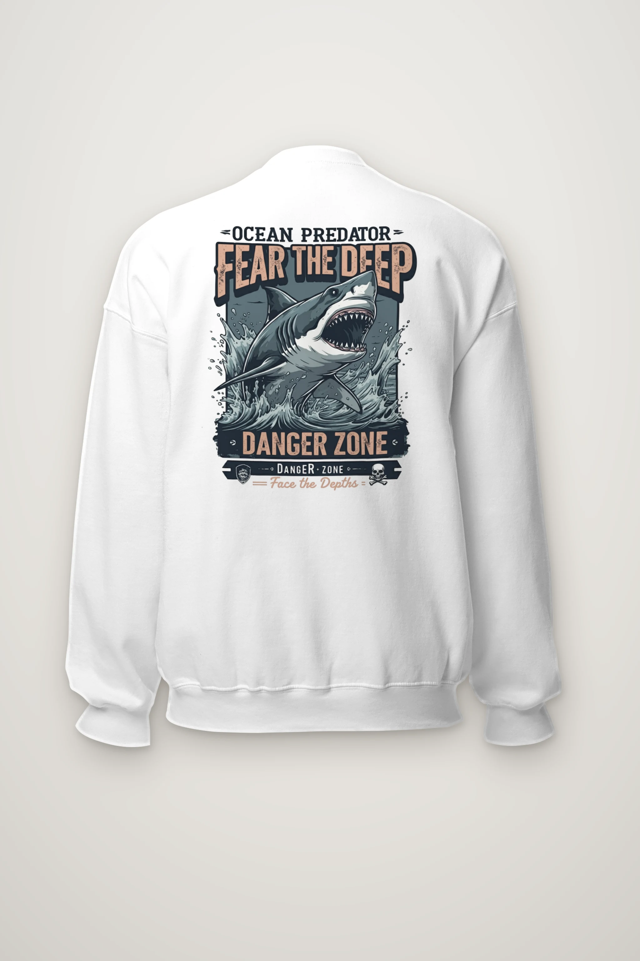 "Ocean Predator" Heavy Blend Unisex Crewneck Sweatshirt