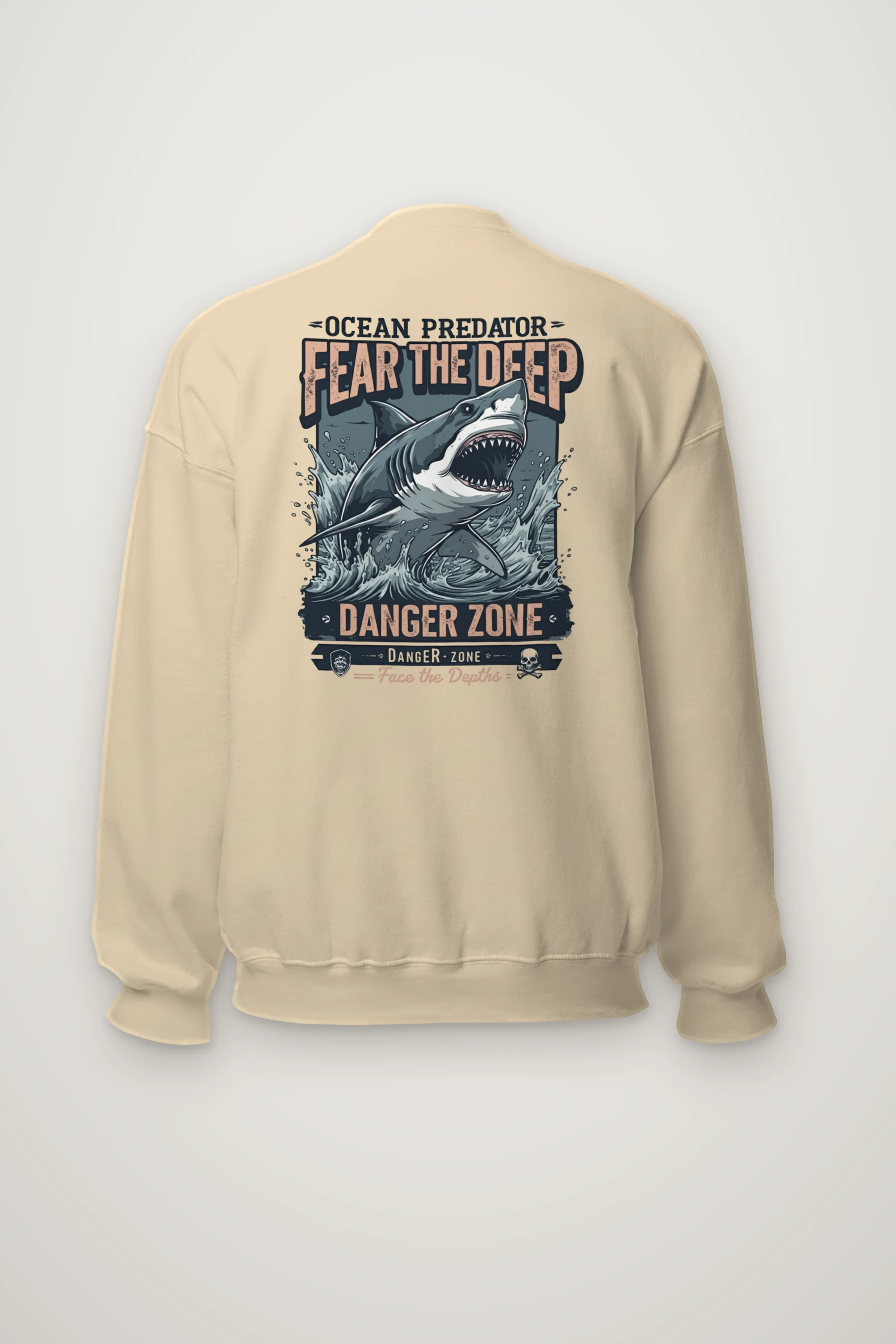 "Ocean Predator" Heavy Blend Unisex Crewneck Sweatshirt