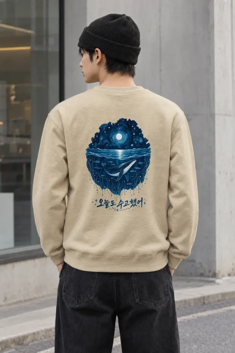 "Ocean Rest" Heavy Blend Unisex Crewneck Sweatshirt