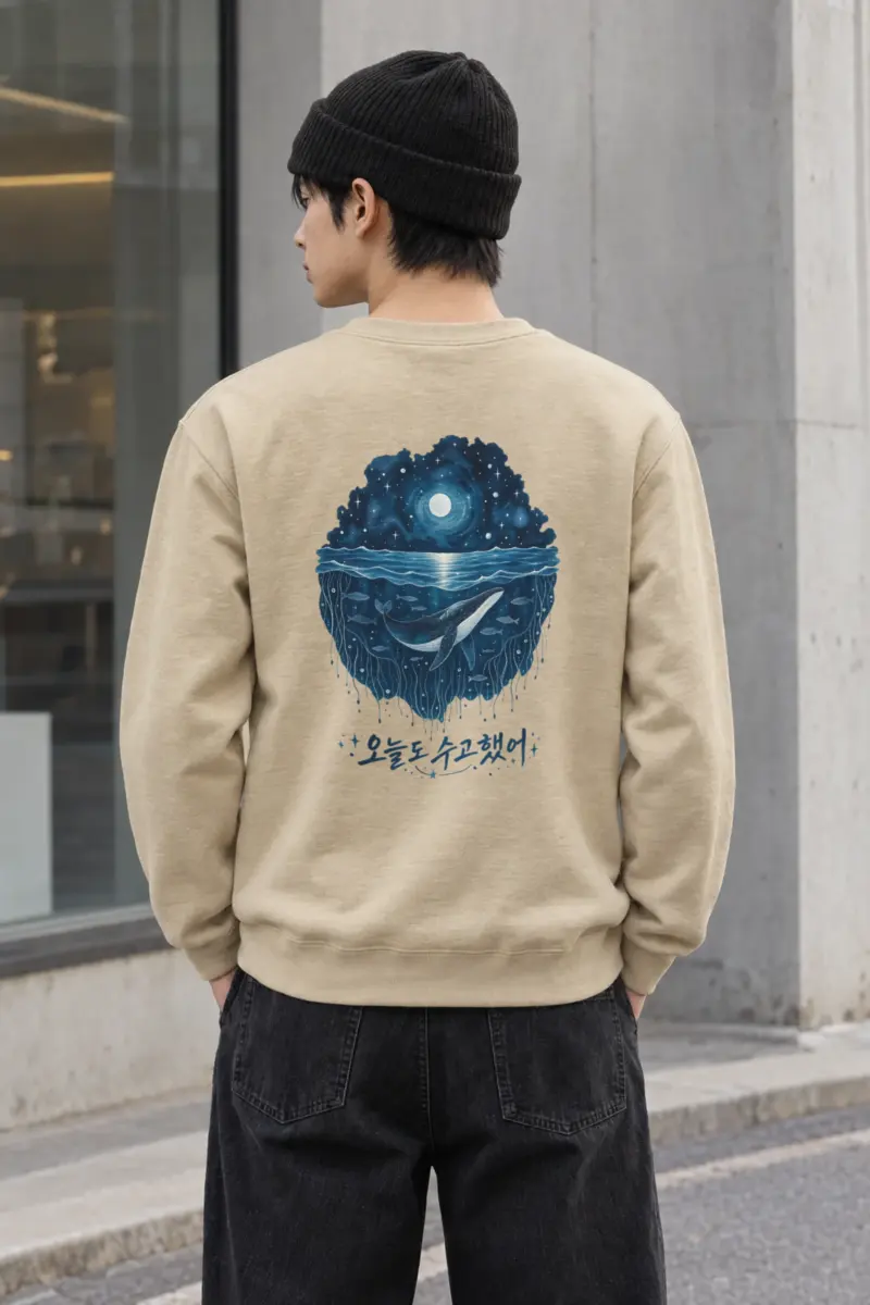 "Ocean Rest" Heavy Blend Unisex Crewneck Sweatshirt